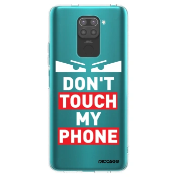 Picasee silikonski črni ovitek za Xiaomi Redmi Note 9 - Shadow Eye - Transparent