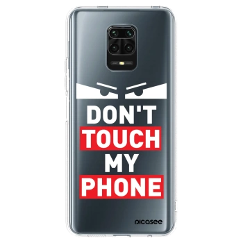 Picasee silikonski prozorni ovitek za Xiaomi Redmi Note 9S - Shadow Eye - Transparent