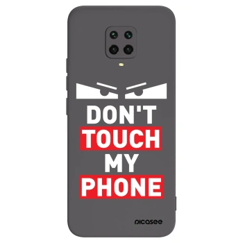 Picasee silikonski črni ovitek za Xiaomi Redmi Note 9S - Shadow Eye - Transparent