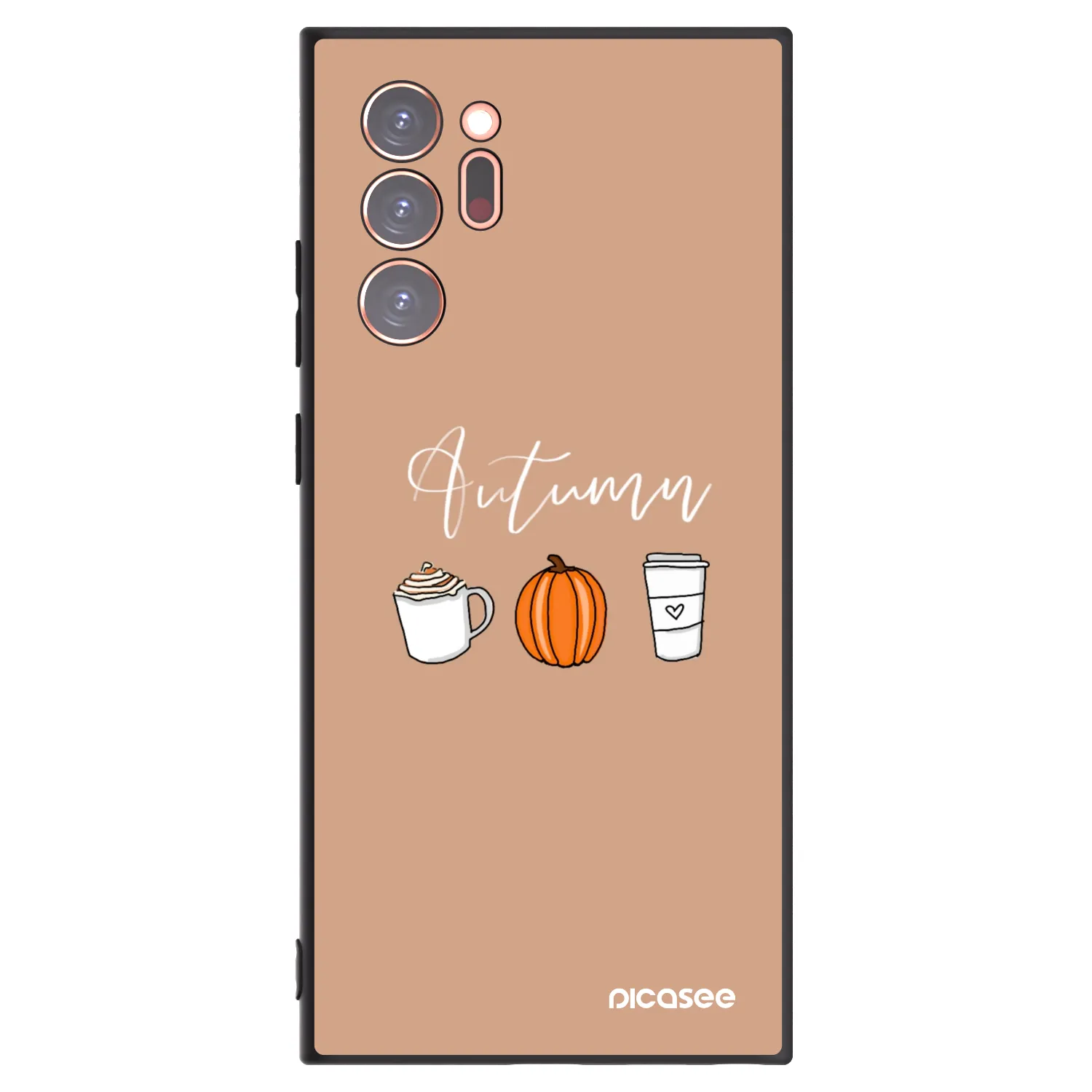 Picasee silikonski črni ovitek za Samsung Galaxy Note 20 Ultra - Autumn