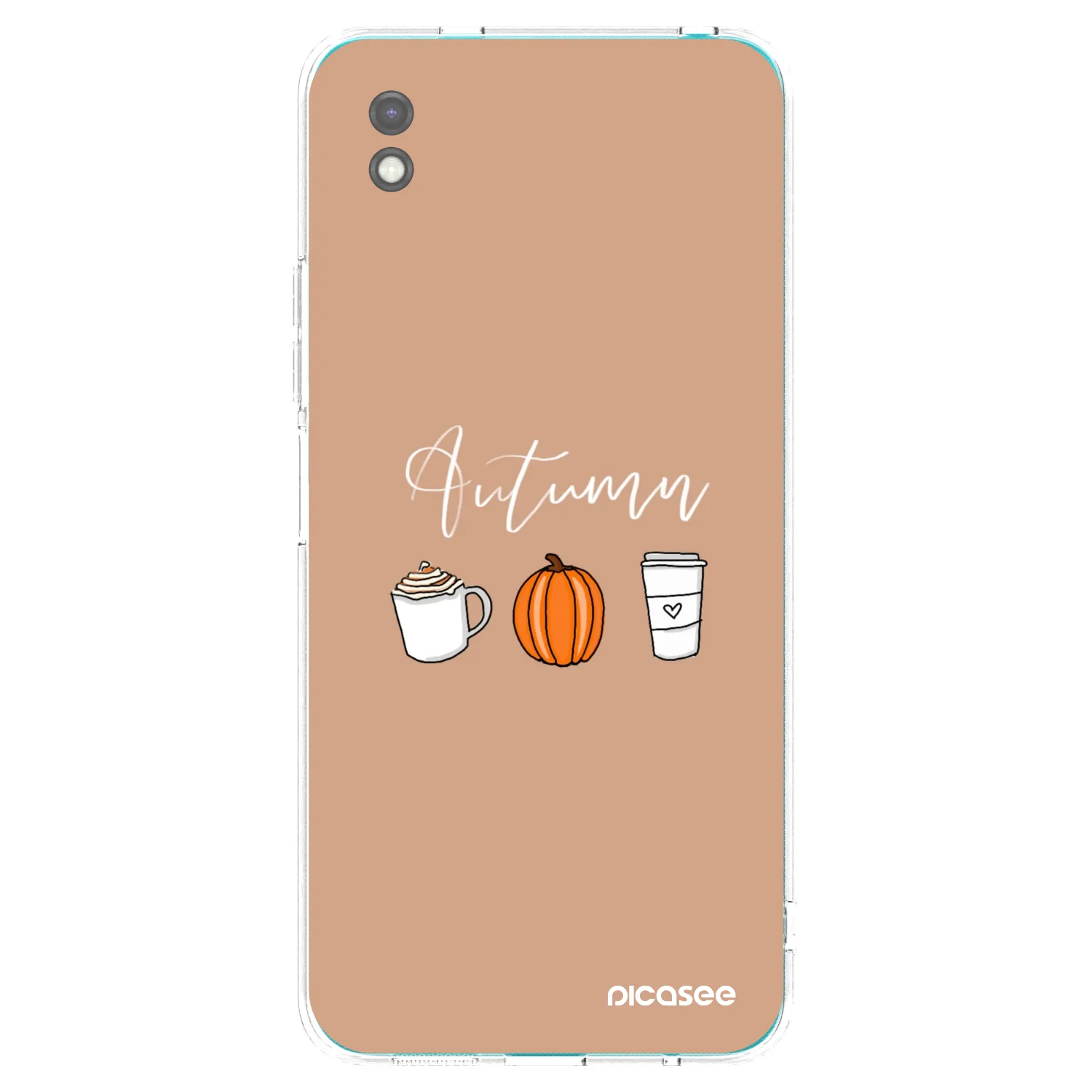 Picasee silikonski črni ovitek za Xiaomi Redmi 9A - Autumn