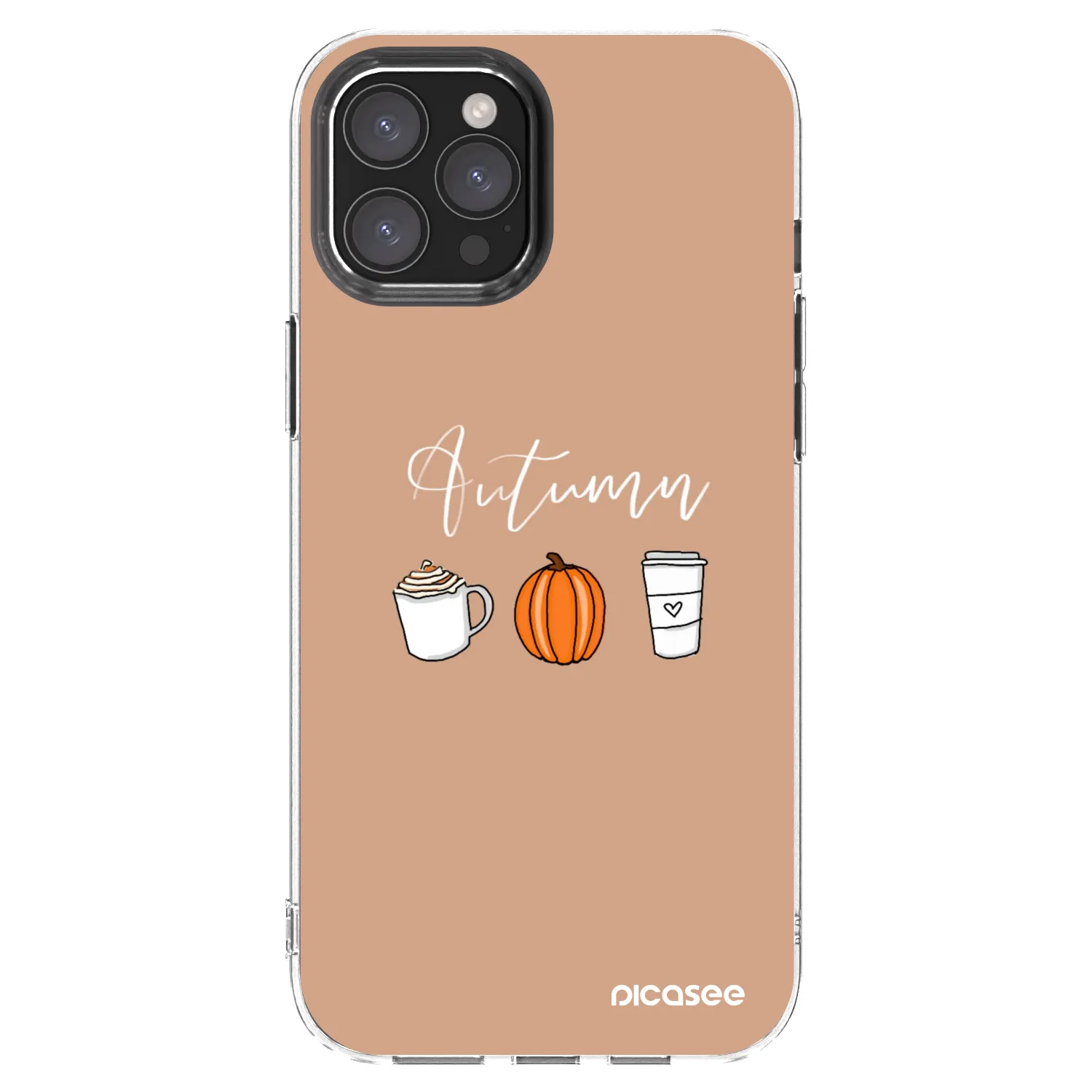 Picasee silikonski prozorni ovitek za Apple iPhone 12 Pro Max - Autumn
