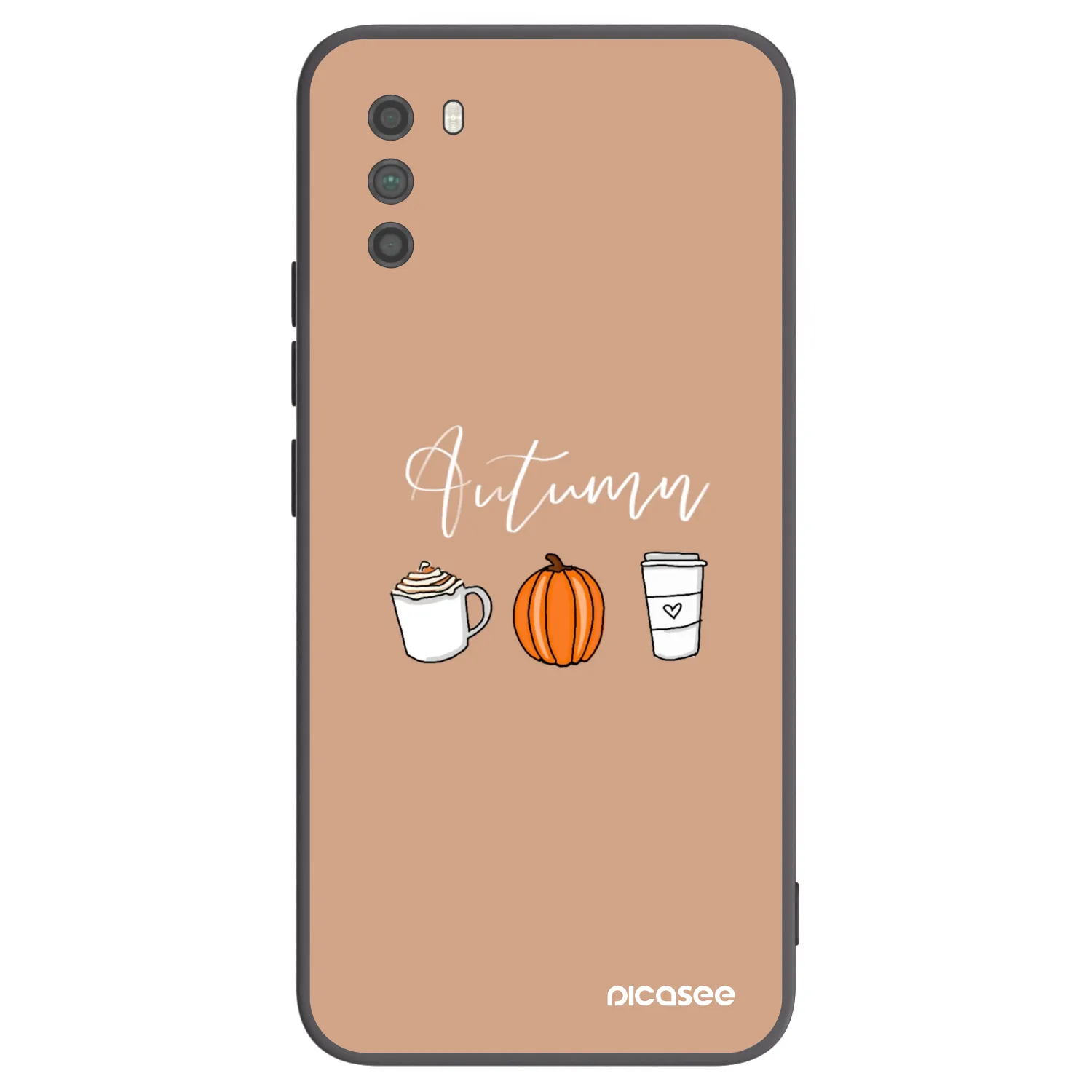 Picasee silikonski črni ovitek za Xiaomi Poco M3 - Autumn
