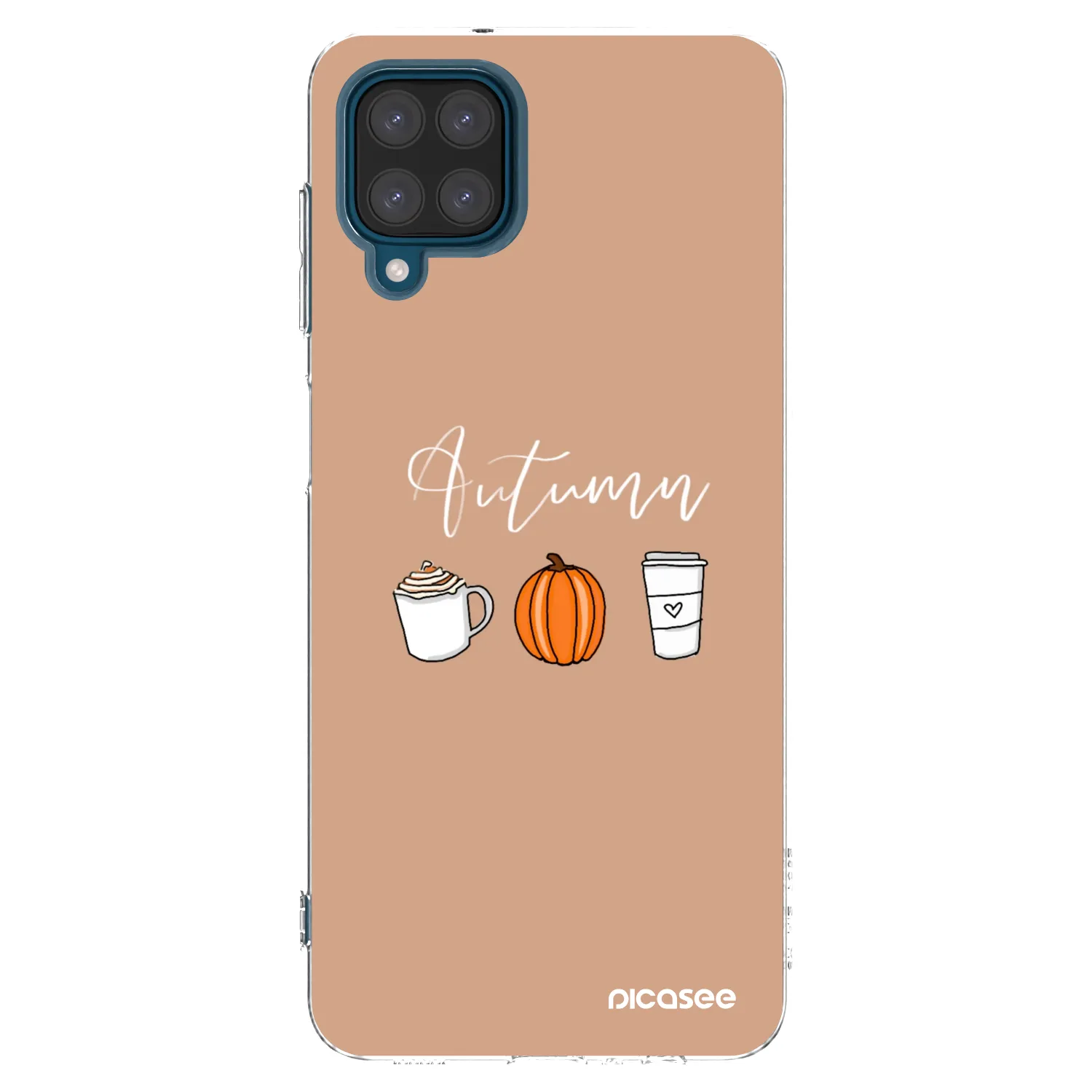 Picasee silikonski prozorni ovitek za Samsung Galaxy A12 A125F - Autumn
