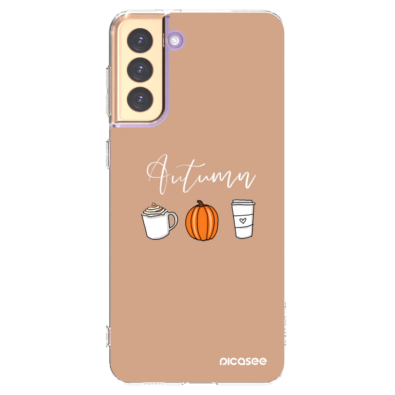 Picasee silikonski prozorni ovitek za Samsung Galaxy S21+ 5G G996F - Autumn