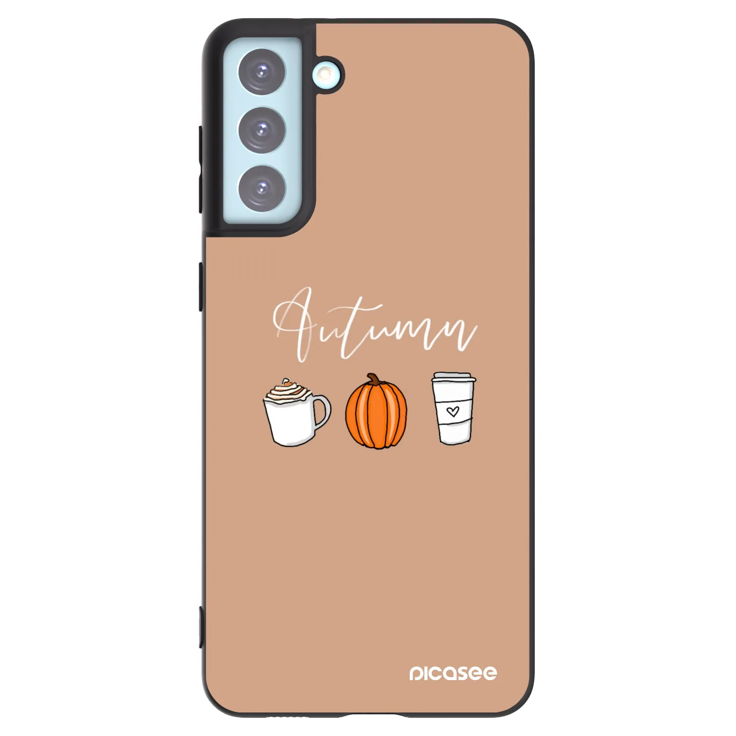 Picasee silikonski črni ovitek za Samsung Galaxy S21+ 5G G996F - Autumn