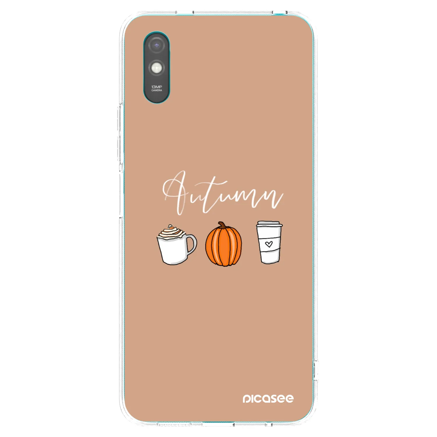 Picasee silikonski prozorni ovitek za Xiaomi Redmi 9AT - Autumn