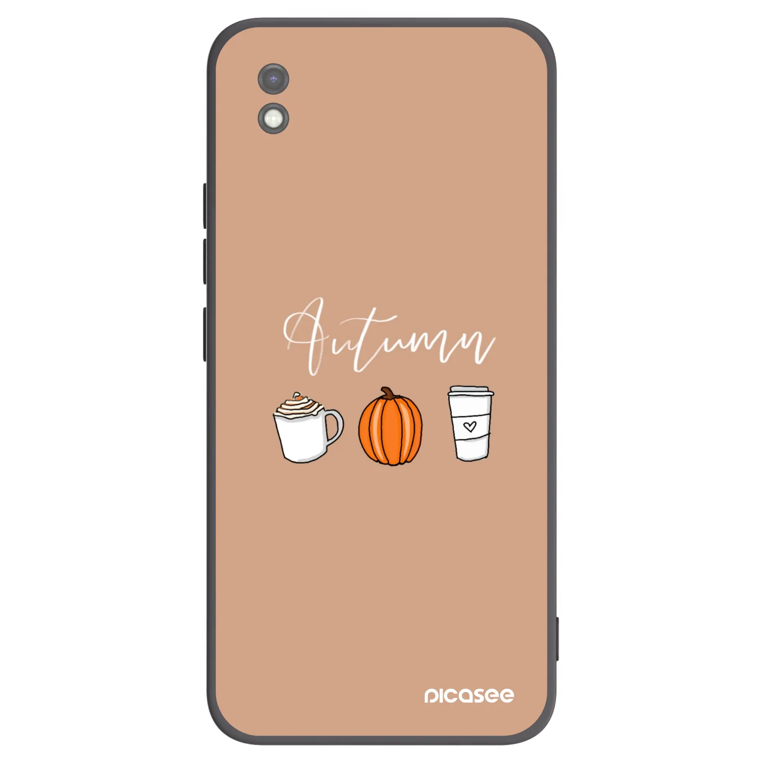Picasee silikonski črni ovitek za Xiaomi Redmi 9AT - Autumn