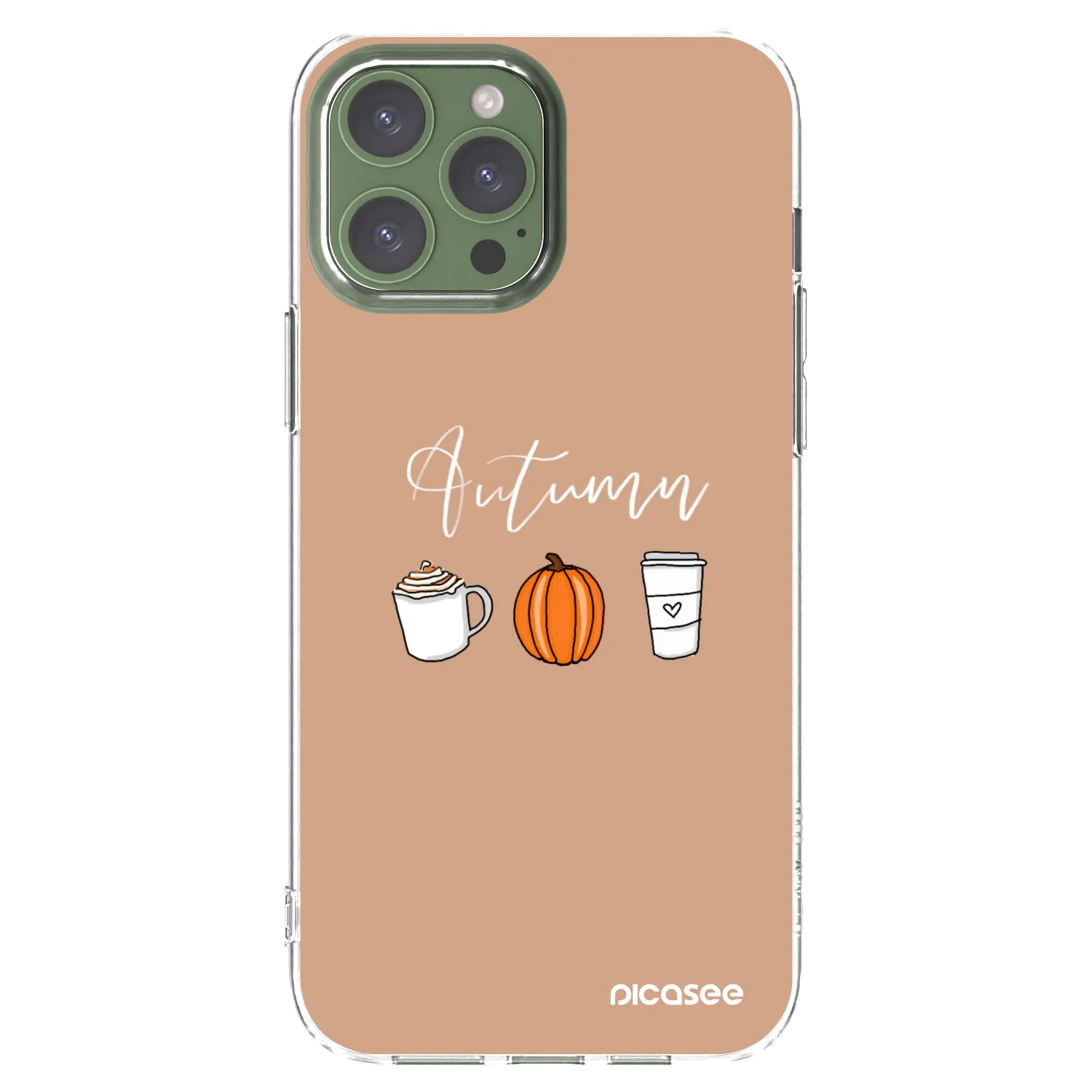 Picasee silikonski prozorni ovitek za Apple iPhone 13 Pro Max - Autumn
