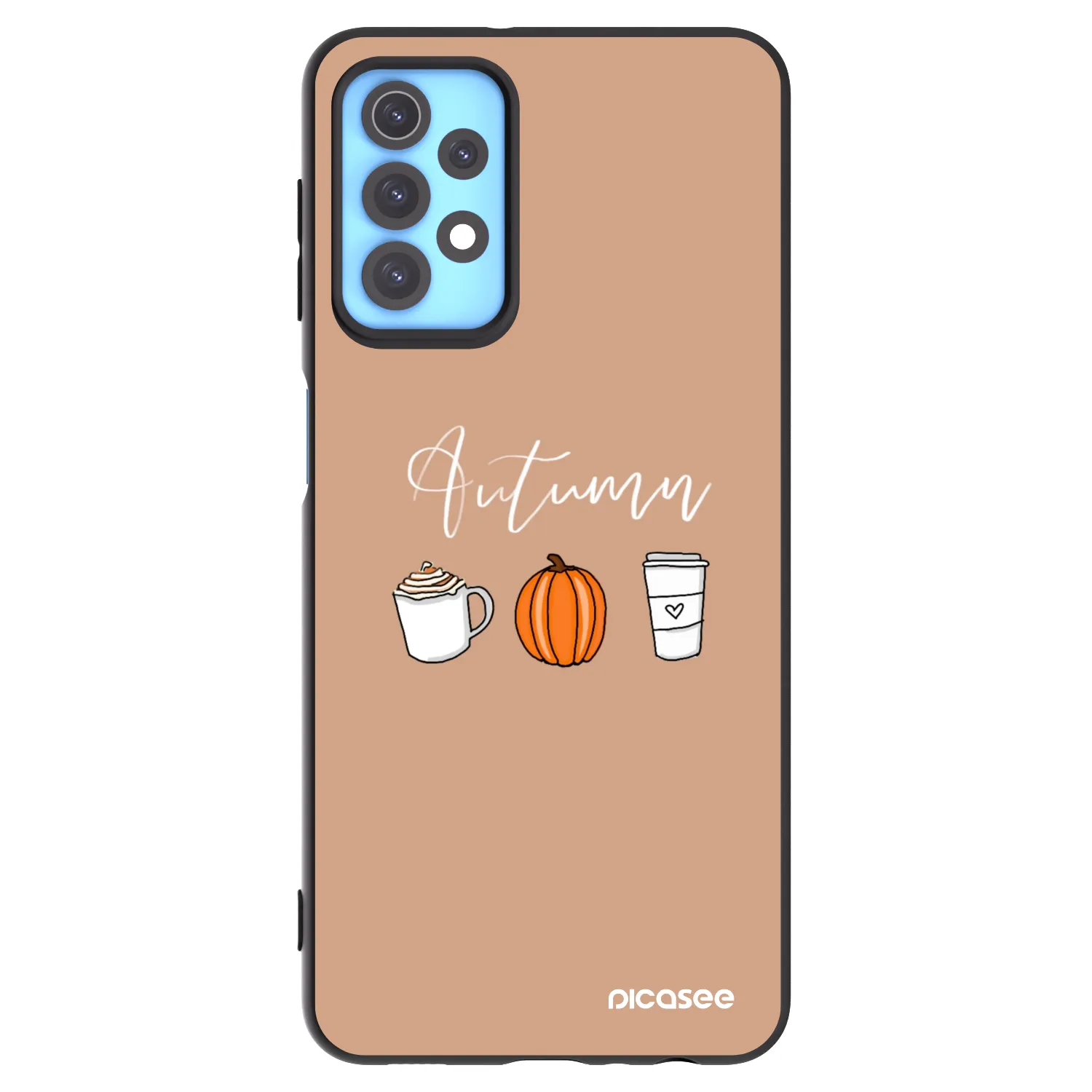 Picasee silikonski črni ovitek za Samsung Galaxy A32 4G SM-A325F - Autumn