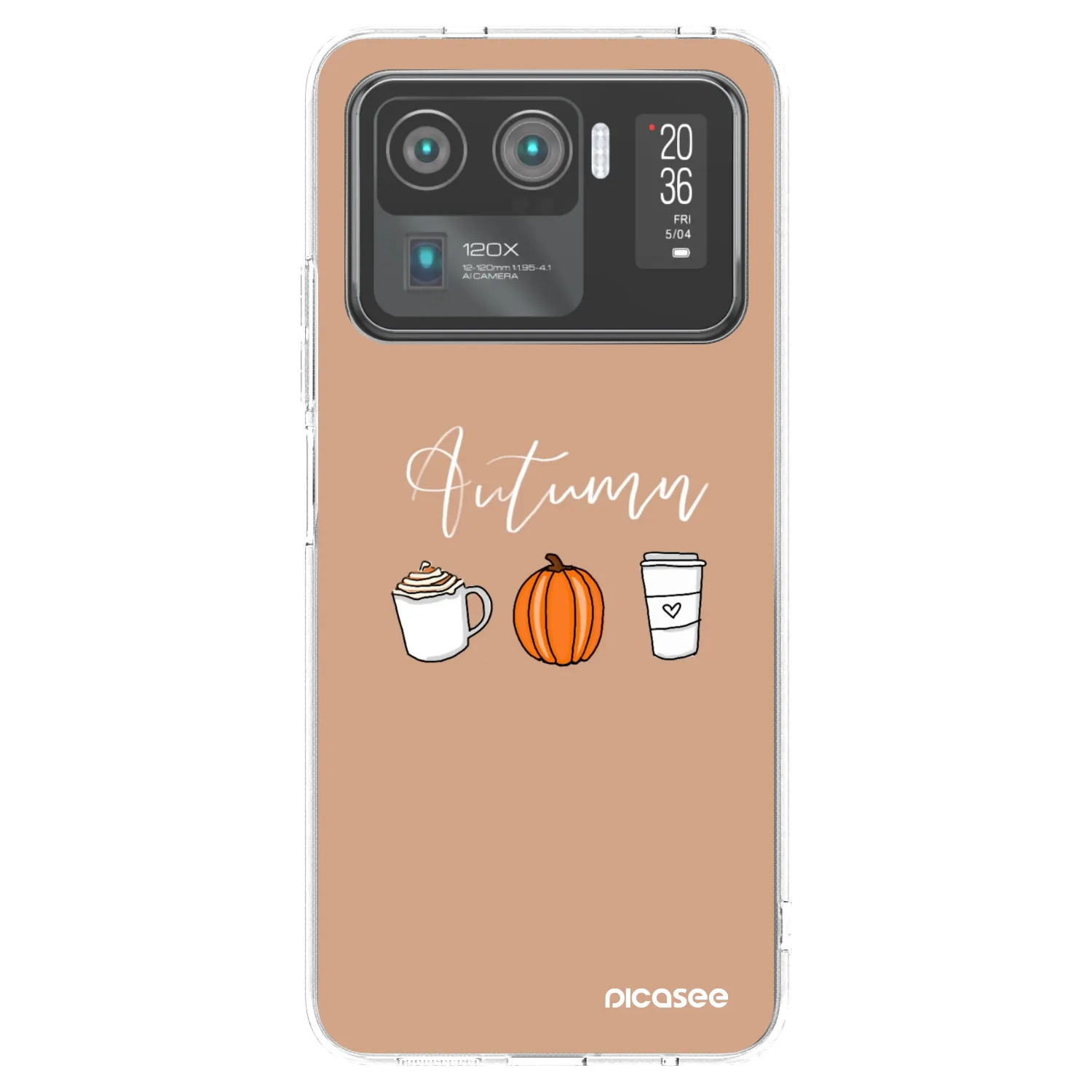 Picasee silikonski prozorni ovitek za Xiaomi Mi 11 Ultra - Autumn