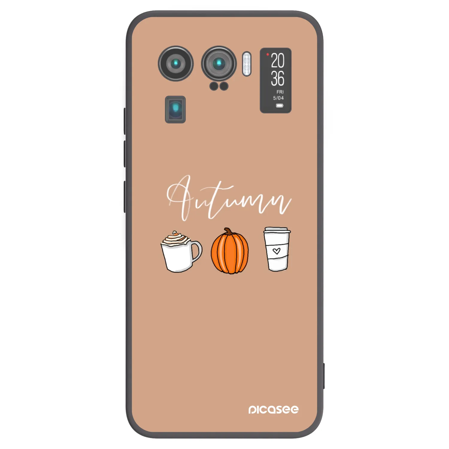 Picasee silikonski črni ovitek za Xiaomi Mi 11 Ultra - Autumn