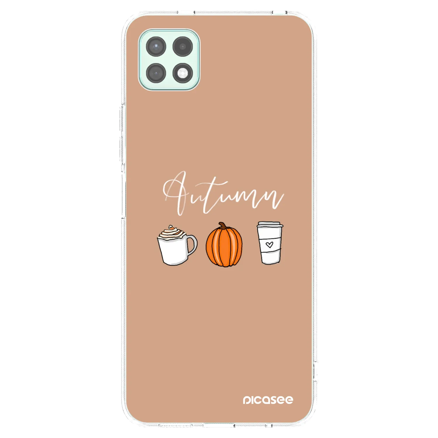 Picasee silikonski prozorni ovitek za Samsung Galaxy A22 A226B 5G - Autumn