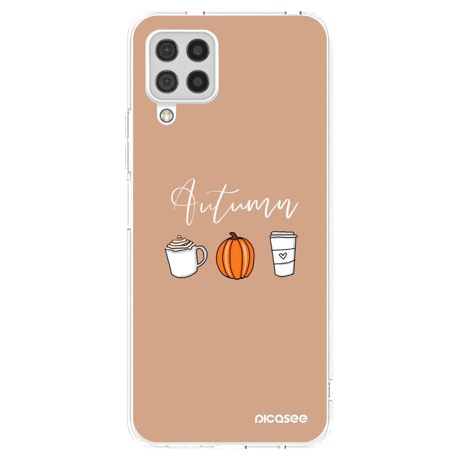 Picasee silikonski prozorni ovitek za Samsung Galaxy A22 A225F 4G - Autumn