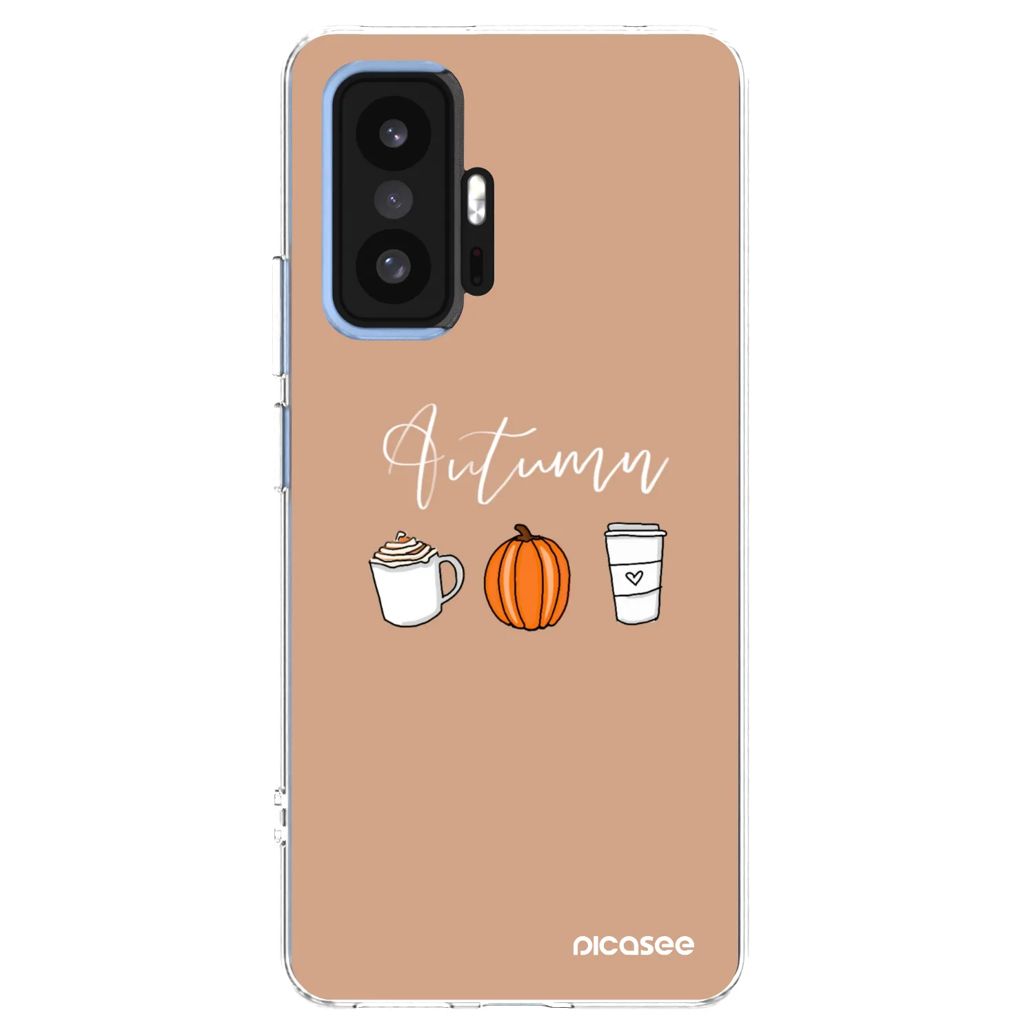 Picasee silikonski prozorni ovitek za Xiaomi 11T - Autumn