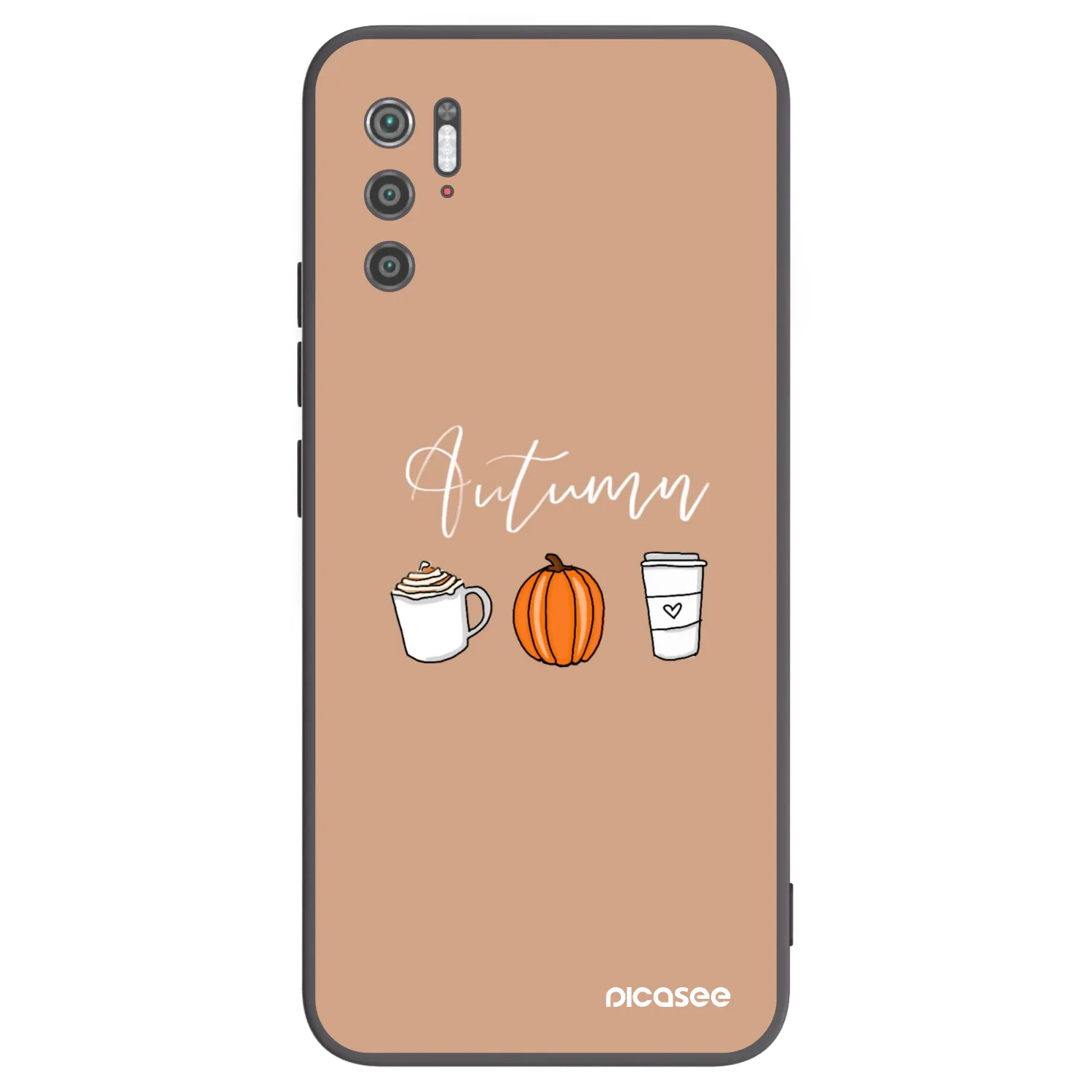 Picasee silikonski črni ovitek za Xiaomi Poco M3 Pro 5G - Autumn