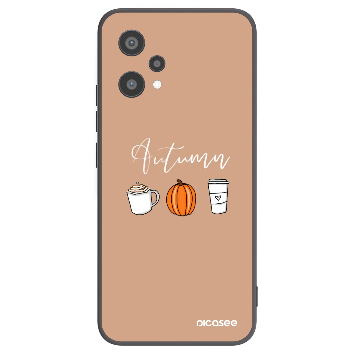 Picasee silikonski črni ovitek za Realme 9 Pro 5G - Autumn