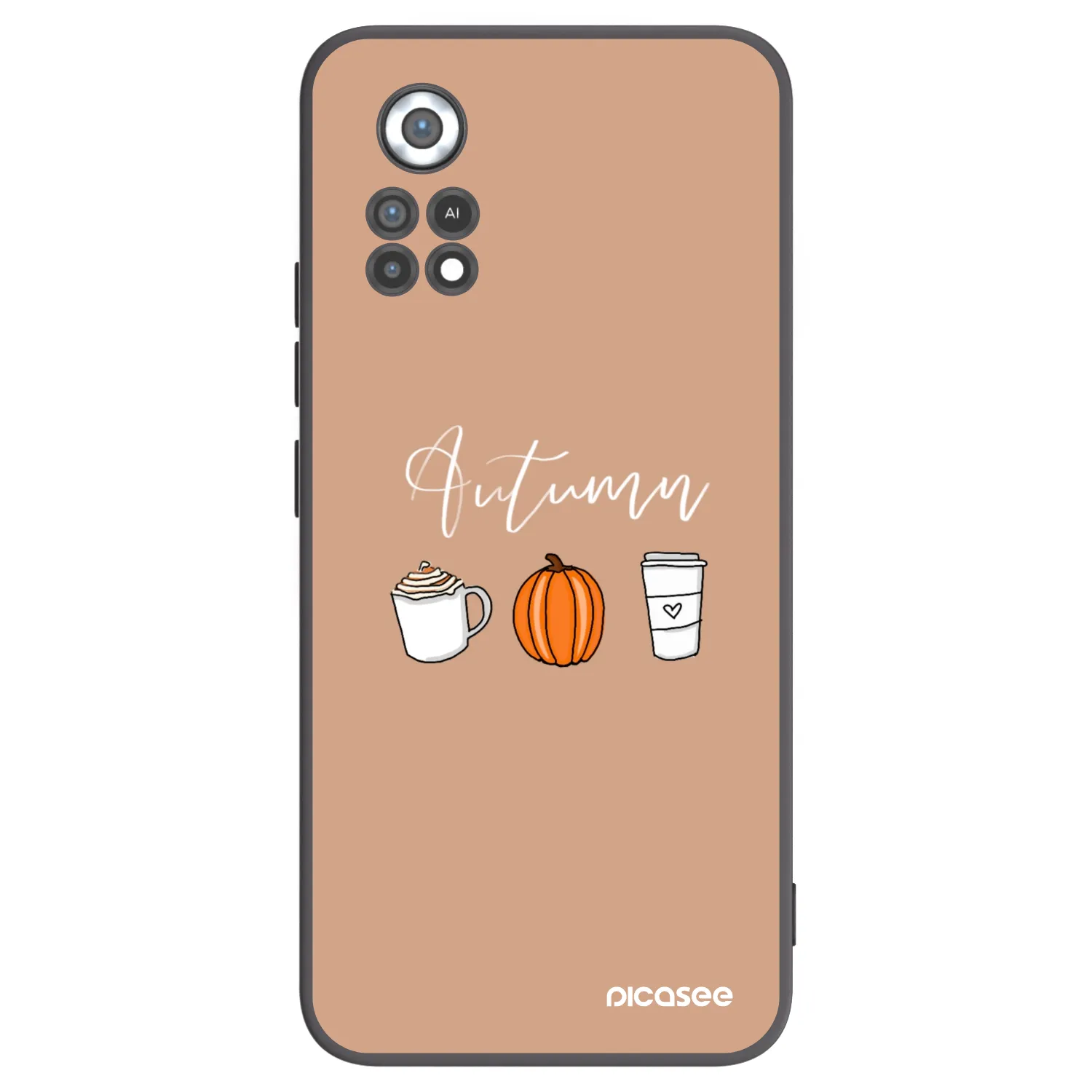 Picasee silikonski črni ovitek za Xiaomi Poco X4 Pro 5G - Autumn