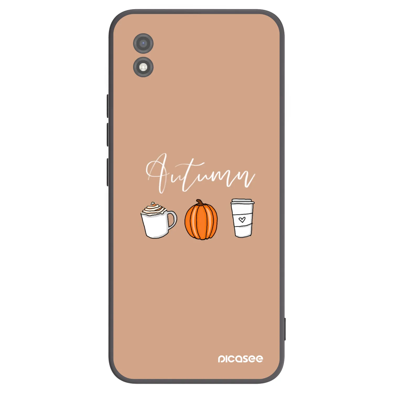 Picasee silikonski črni ovitek za Realme C11 (2021) - Autumn