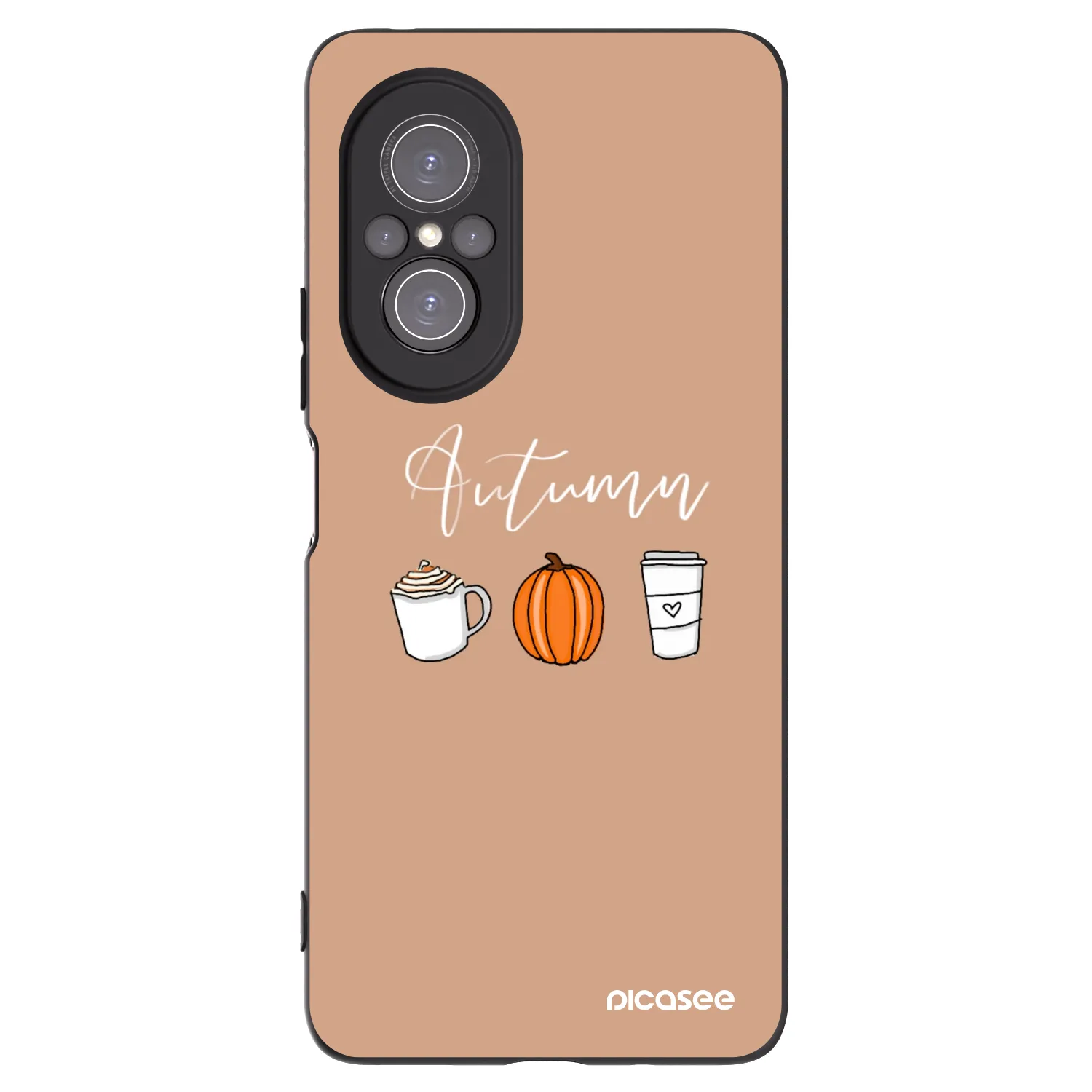 Picasee silikonski črni ovitek za Huawei Nova 9 SE - Autumn