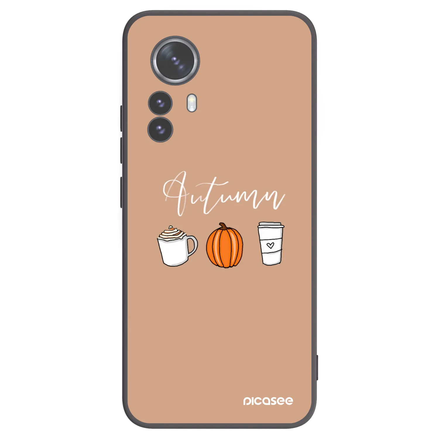 Picasee silikonski črni ovitek za Xiaomi 12 Pro - Autumn