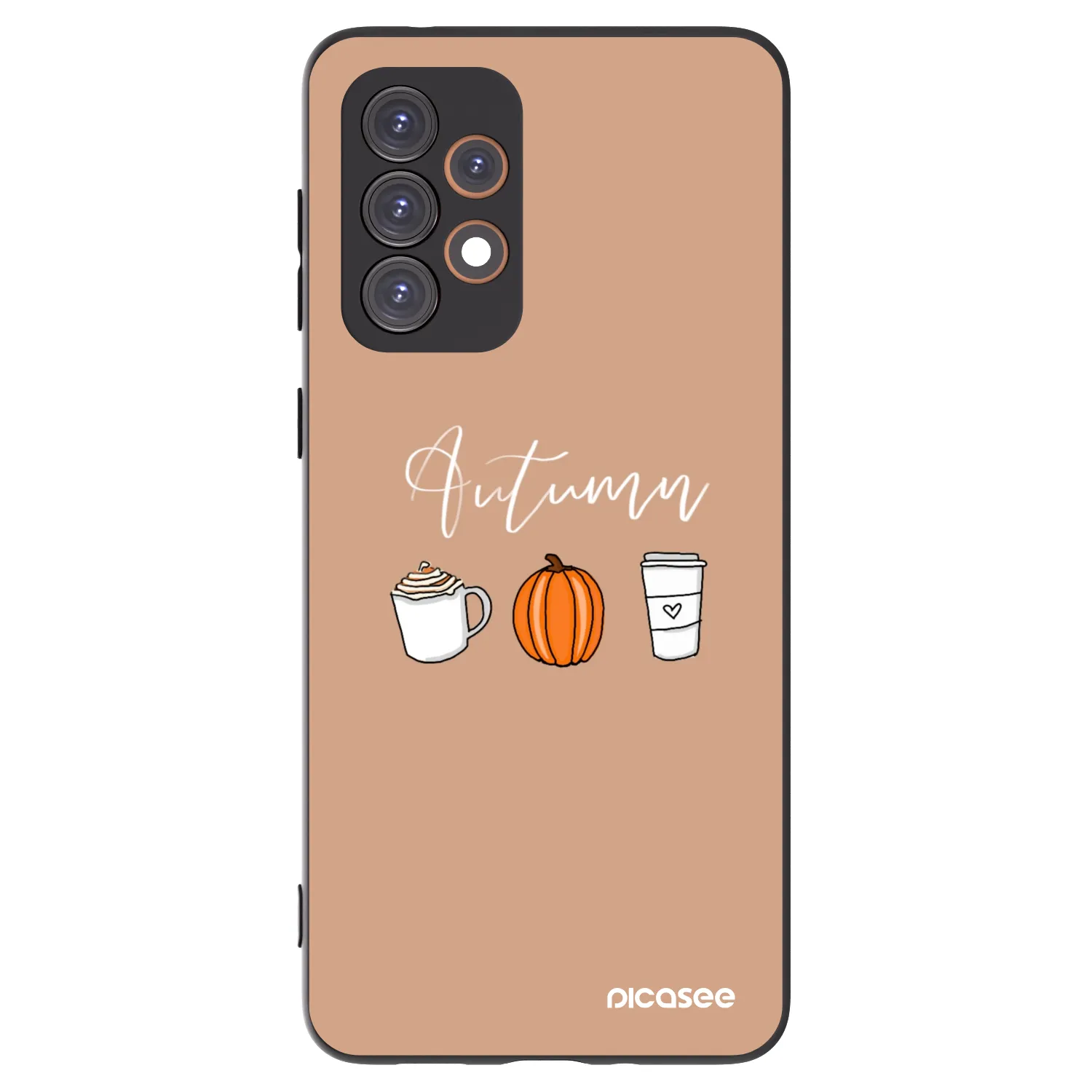 Picasee silikonski črni ovitek za Samsung Galaxy A33 5G A336 - Autumn