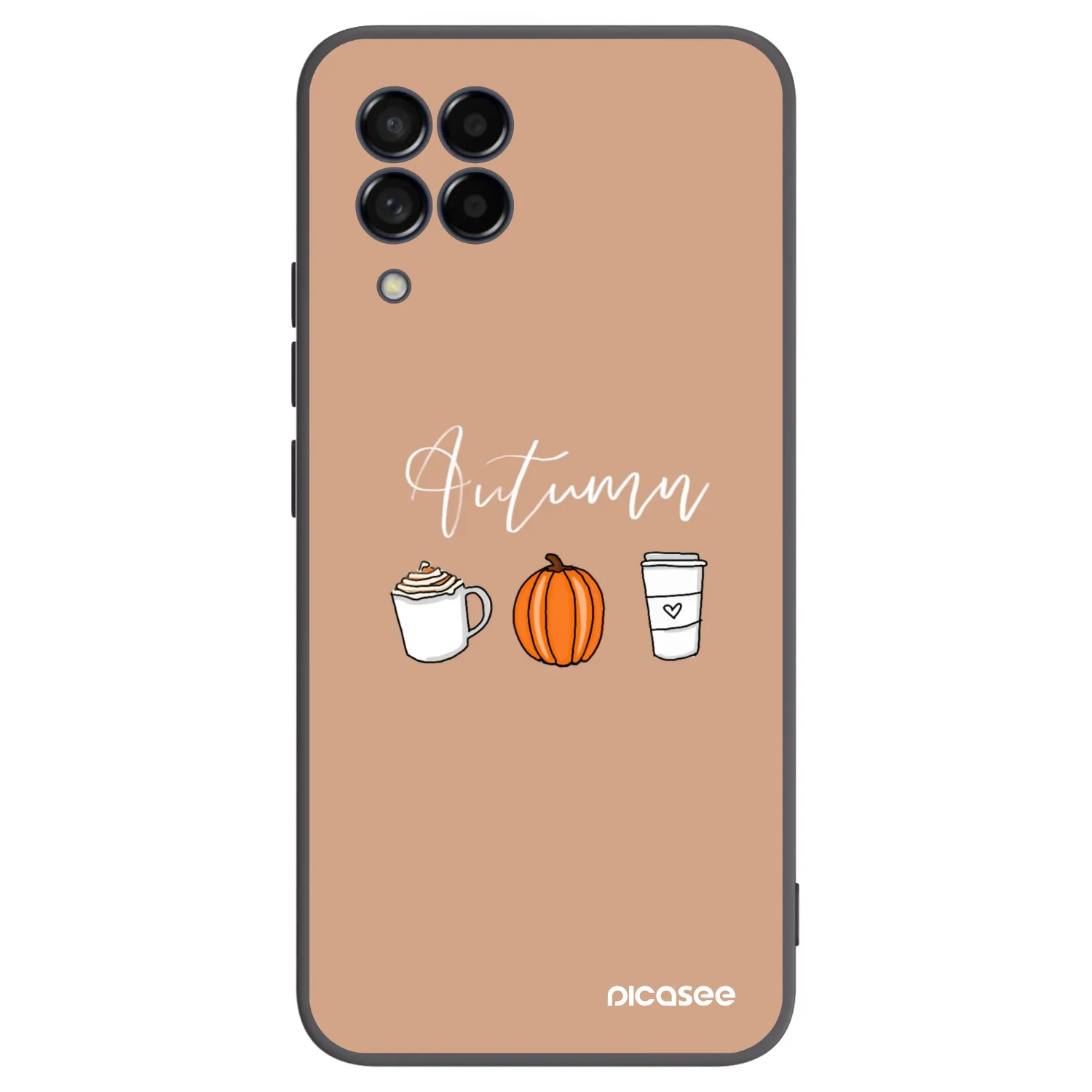 Picasee silikonski črni ovitek za Samsung Galaxy M53 5G - Autumn