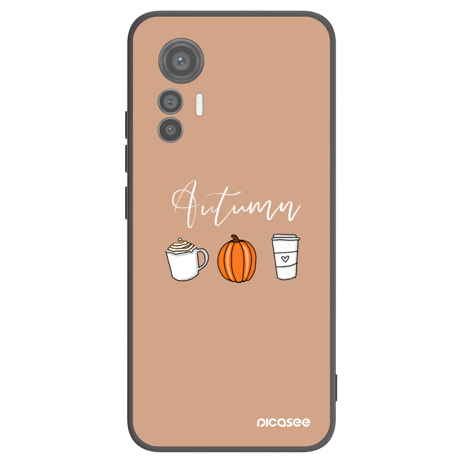 Picasee silikonski črni ovitek za Xiaomi 12 Lite - Autumn