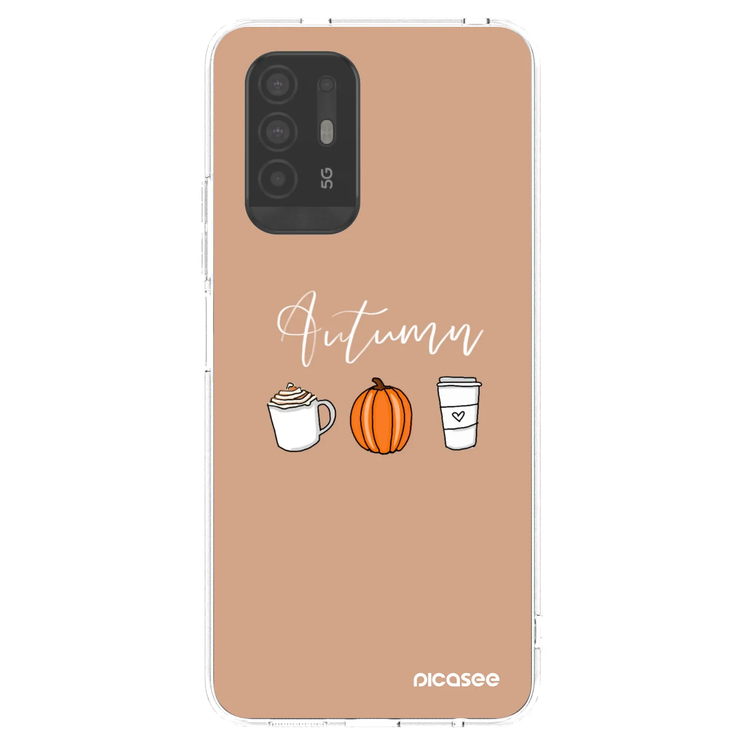 Picasee silikonski prozorni ovitek za OPPO A94 5G - Autumn