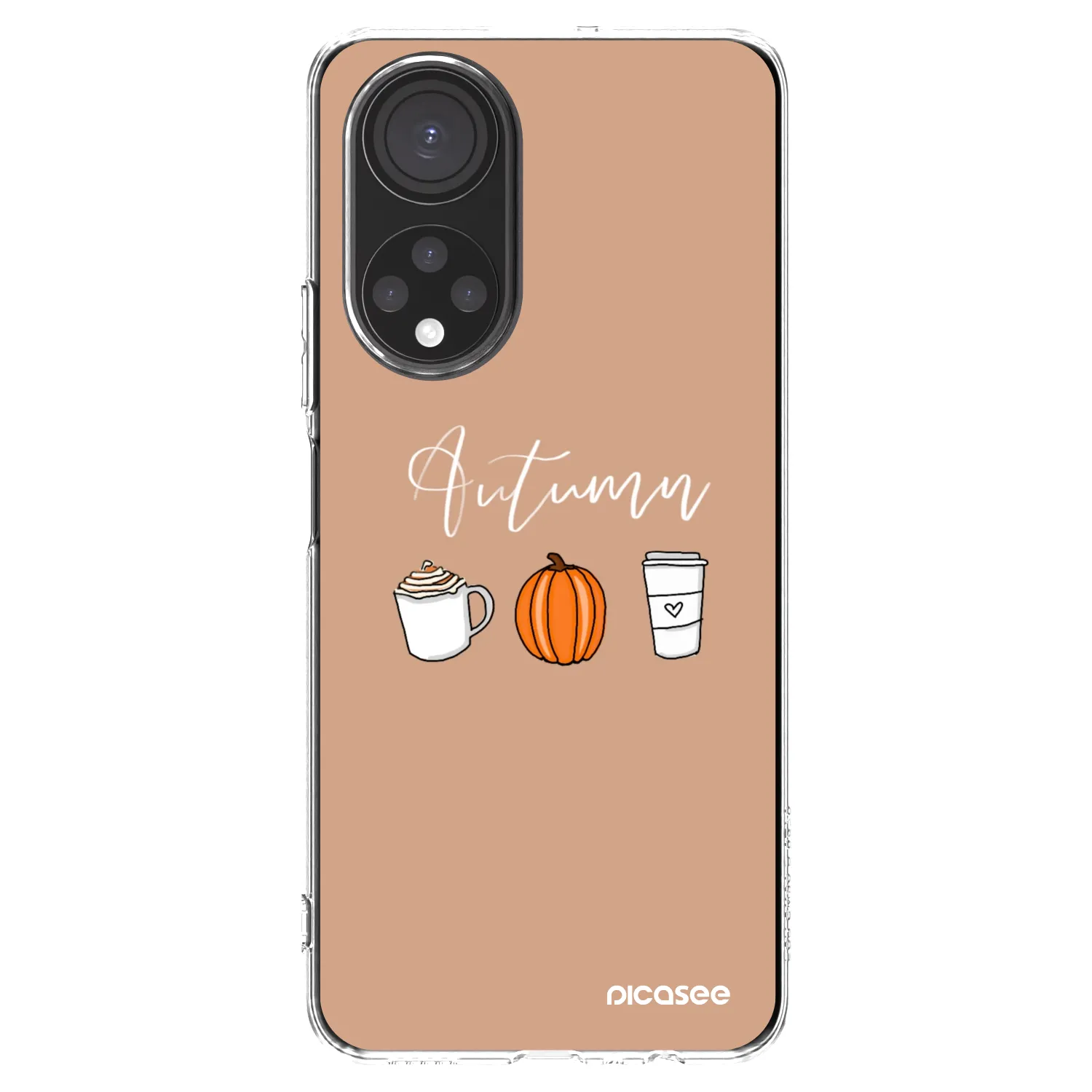 Picasee silikonski prozorni ovitek za Honor X7 - Autumn