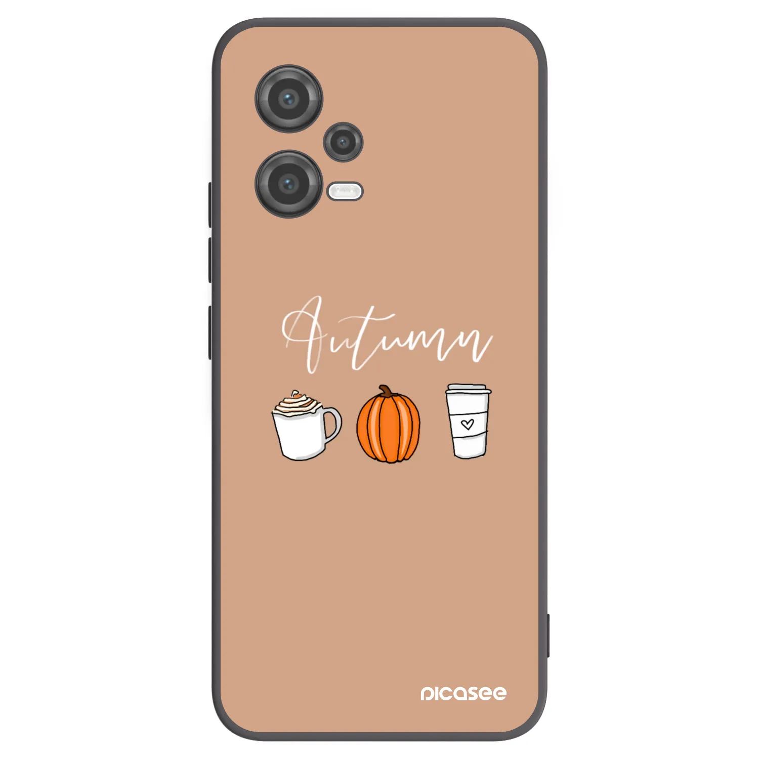 Picasee silikonski črni ovitek za Xiaomi Poco X5 - Autumn