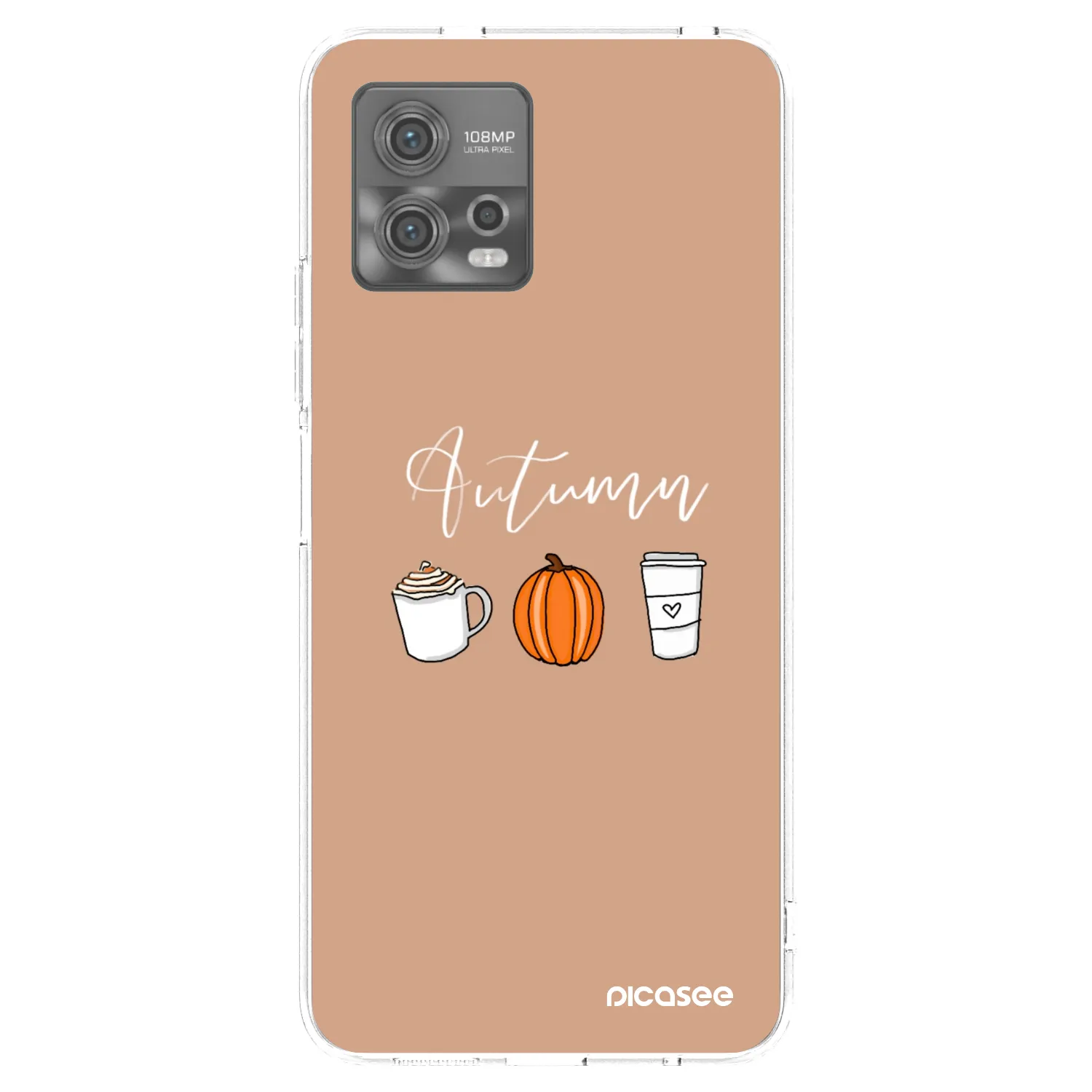 Picasee silikonski prozorni ovitek za Motorola Moto G72 - Autumn