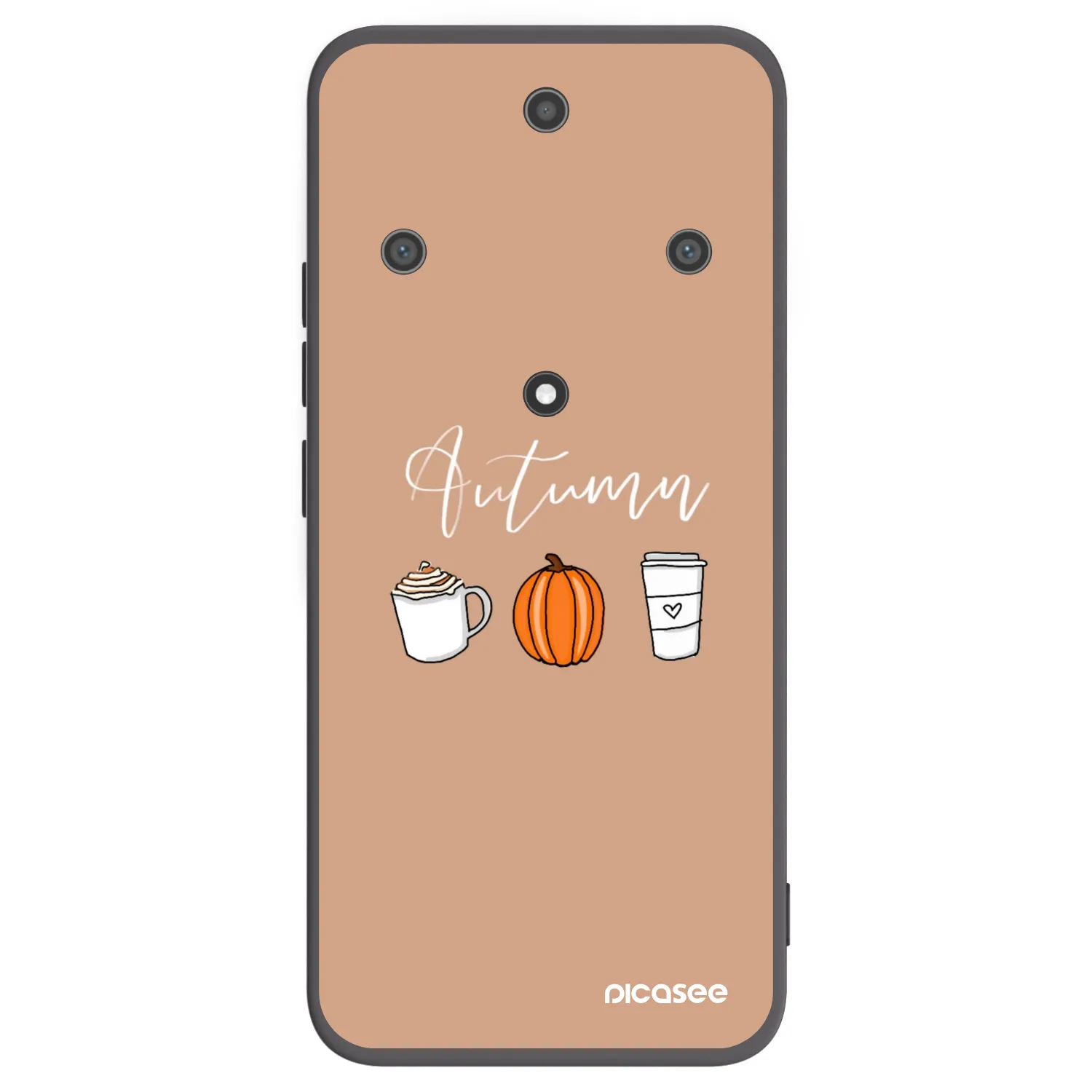 Picasee silikonski črni ovitek za Honor Magic5 Lite 5G - Autumn