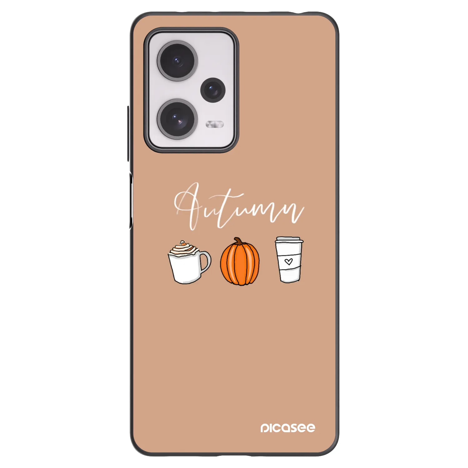 Picasee silikonski črni ovitek za Xiaomi Redmi Note 12 Pro+ 5G - Autumn