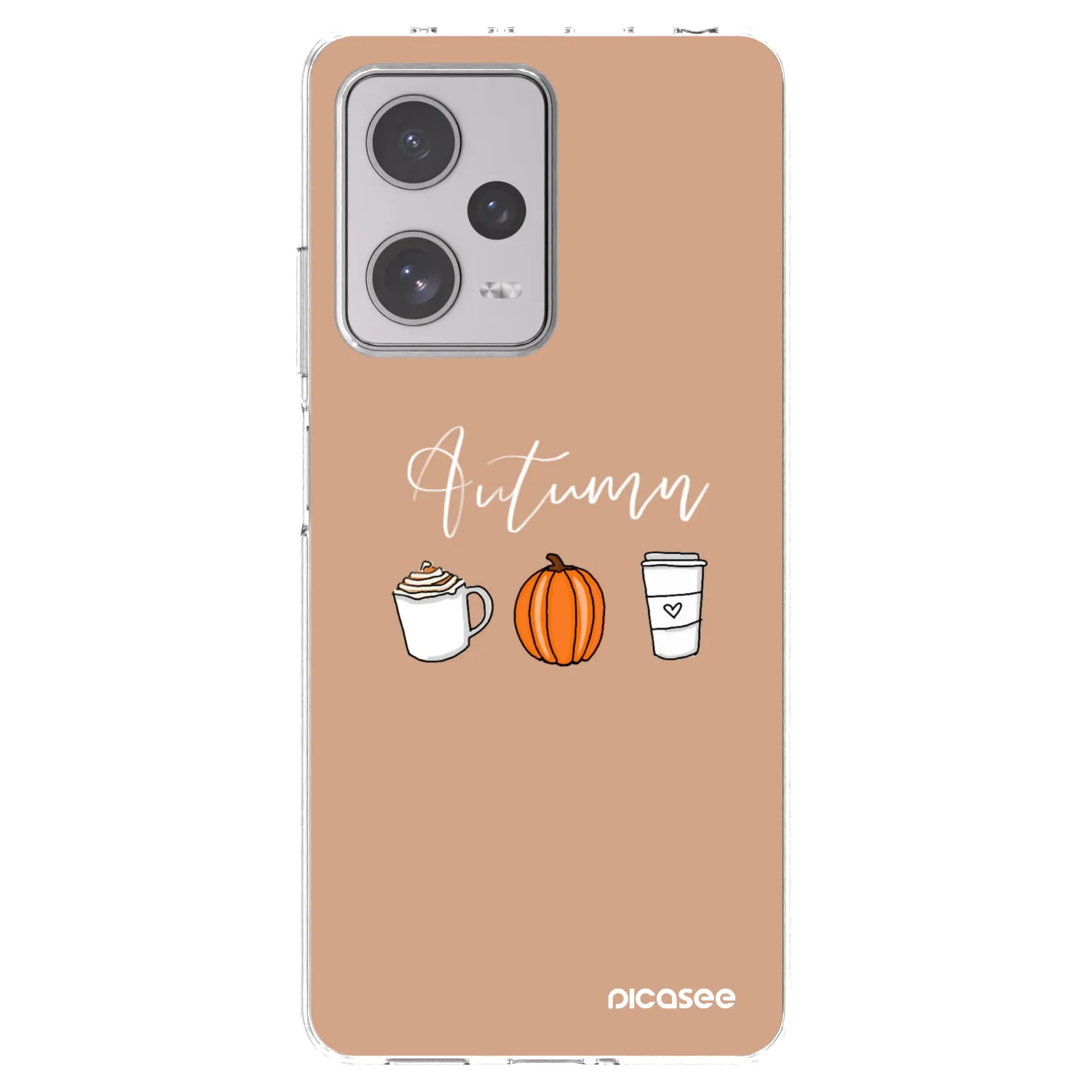 Picasee silikonski prozorni ovitek za Xiaomi Redmi Note 12 Pro+ 5G - Autumn