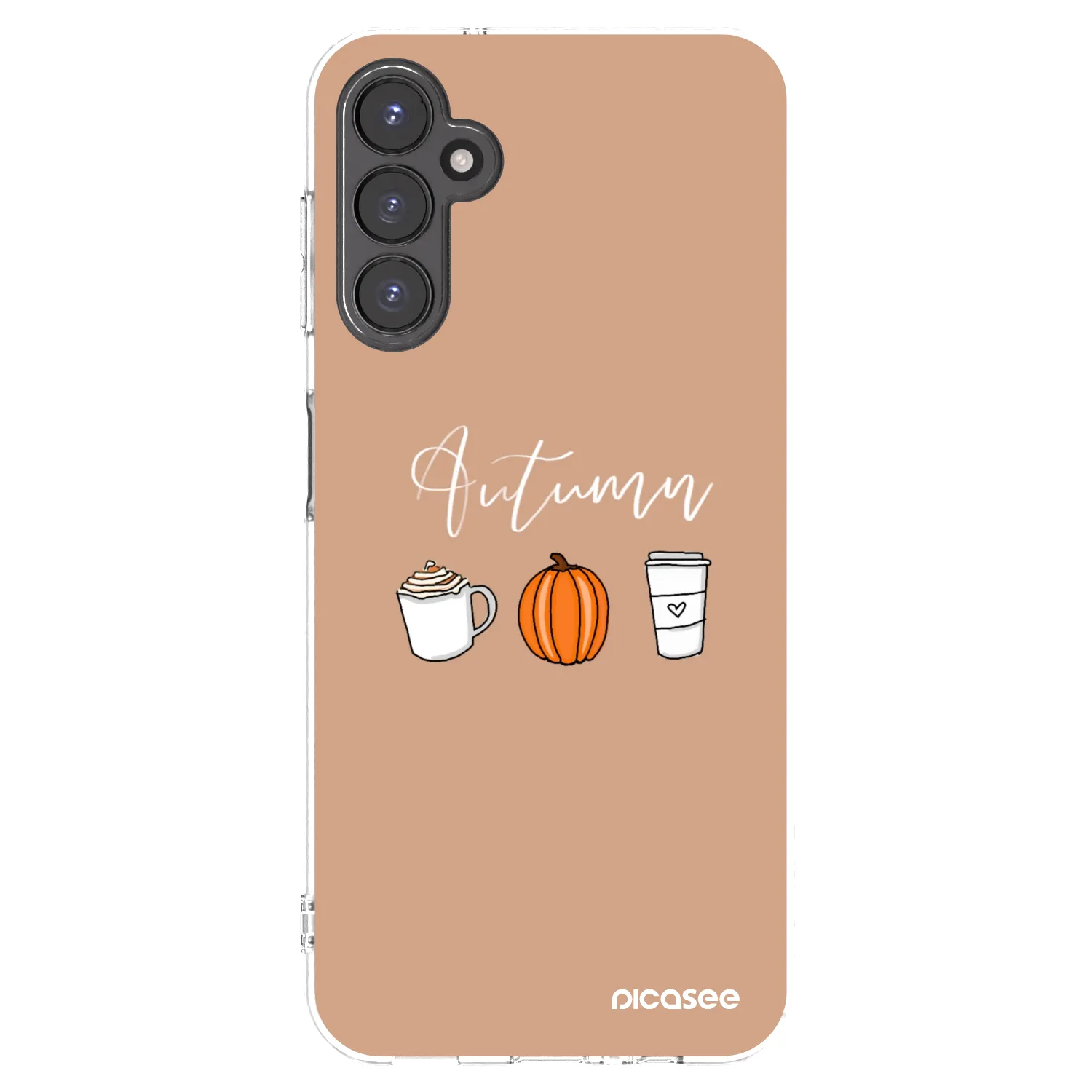Picasee silikonski prozorni ovitek za Samsung Galaxy A14 4G A145R - Autumn