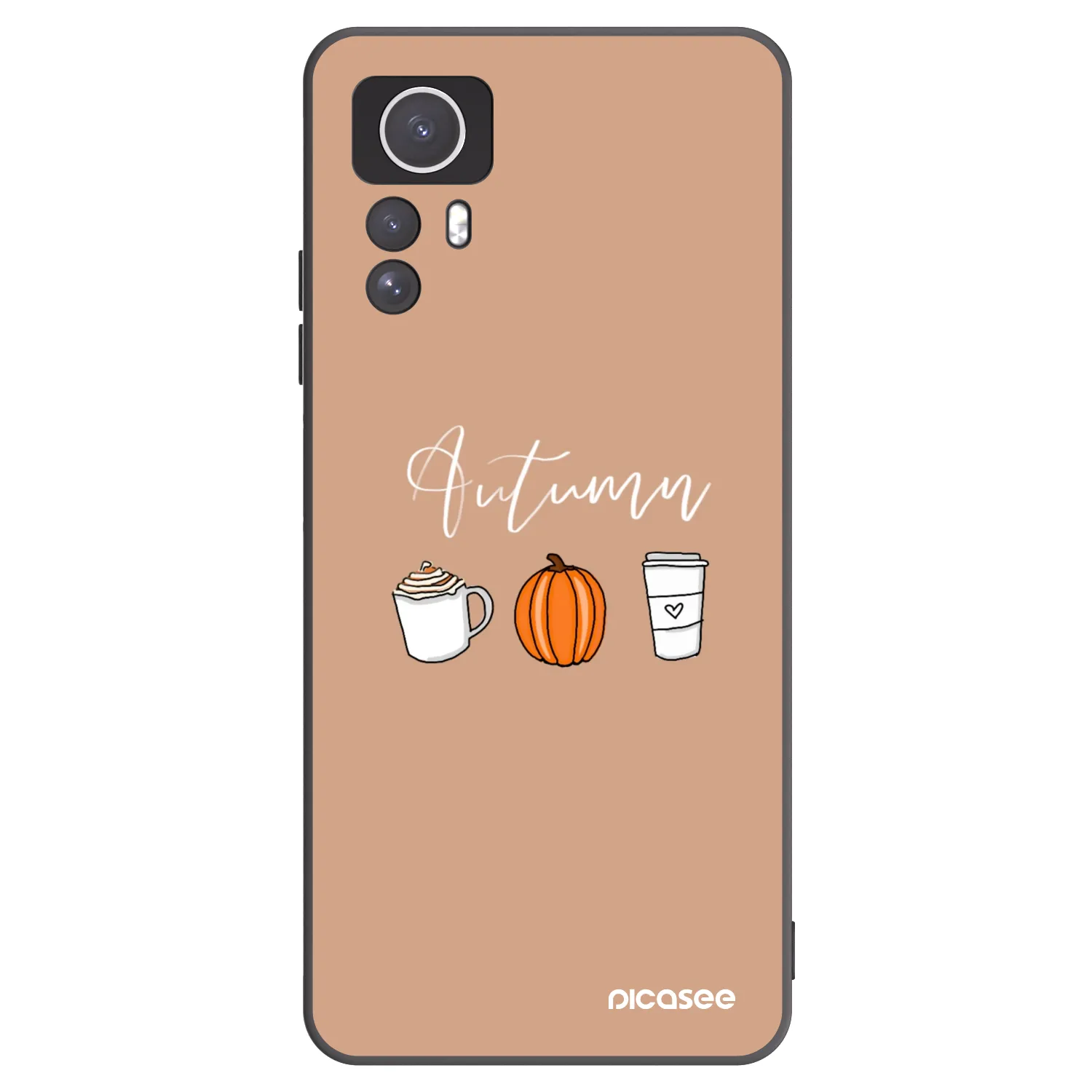 Picasee silikonski črni ovitek za Xiaomi Redmi Note 12S - Autumn