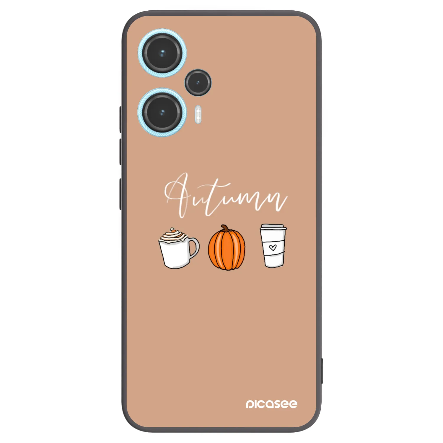 Picasee silikonski črni ovitek za Xiaomi Poco F5 - Autumn