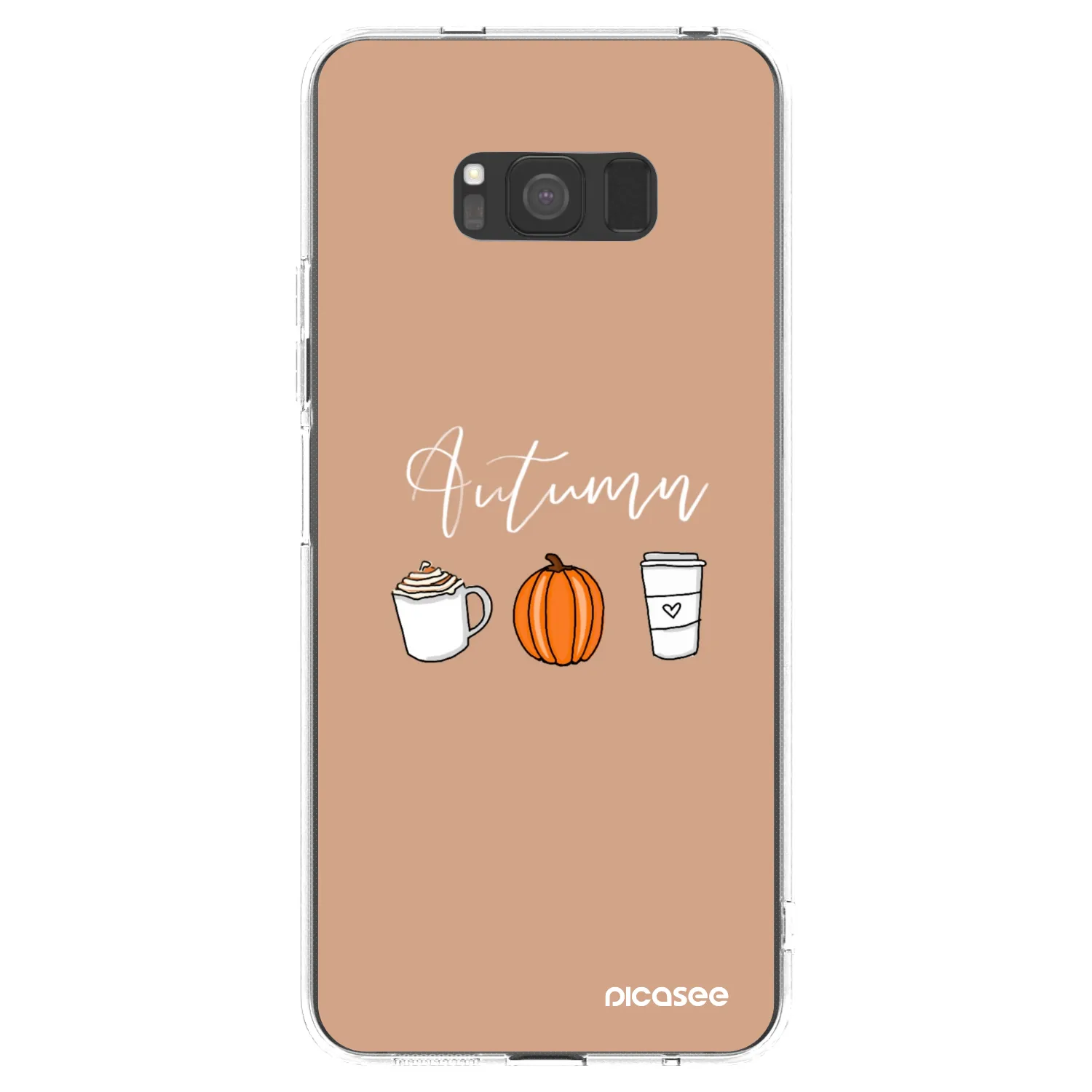 Picasee silikonski prozorni ovitek za Samsung Galaxy S8 G950F - Autumn