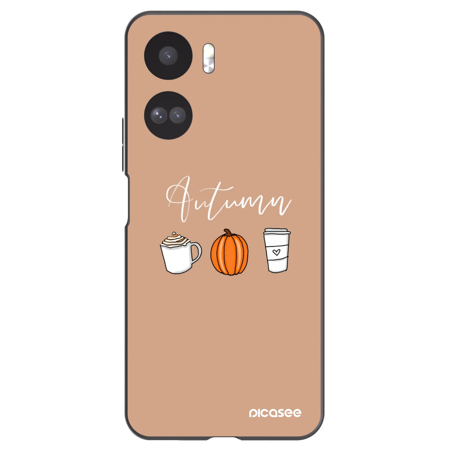 Picasee silikonski črni ovitek za Honor 90 Lite 5G - Autumn