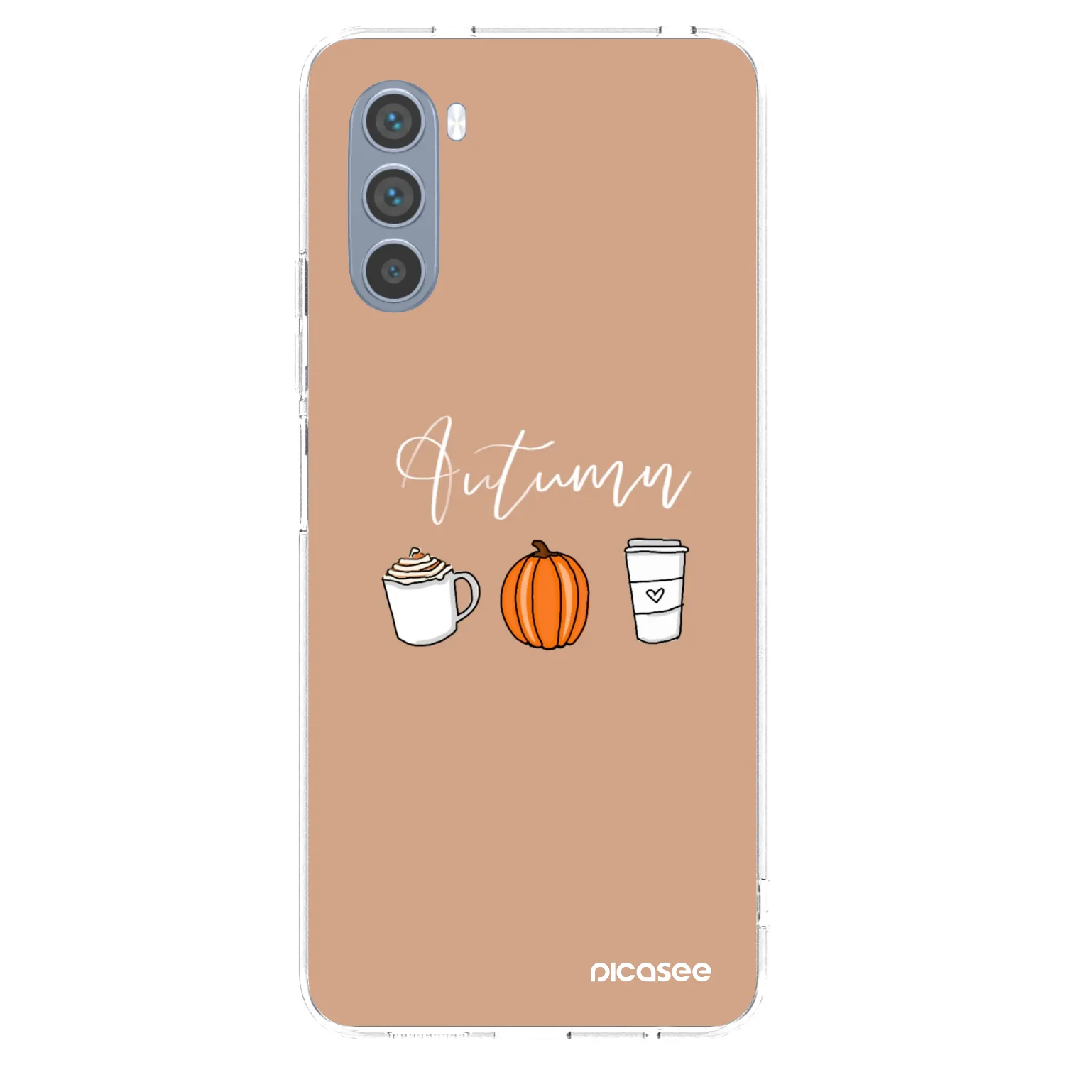 Picasee silikonski prozorni ovitek za Motorola Moto G62 - Autumn