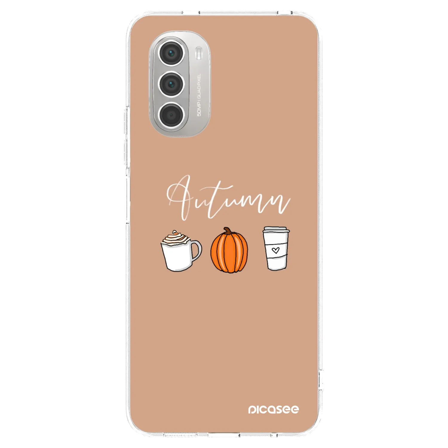 Picasee silikonski prozorni ovitek za Motorola Moto G51 - Autumn