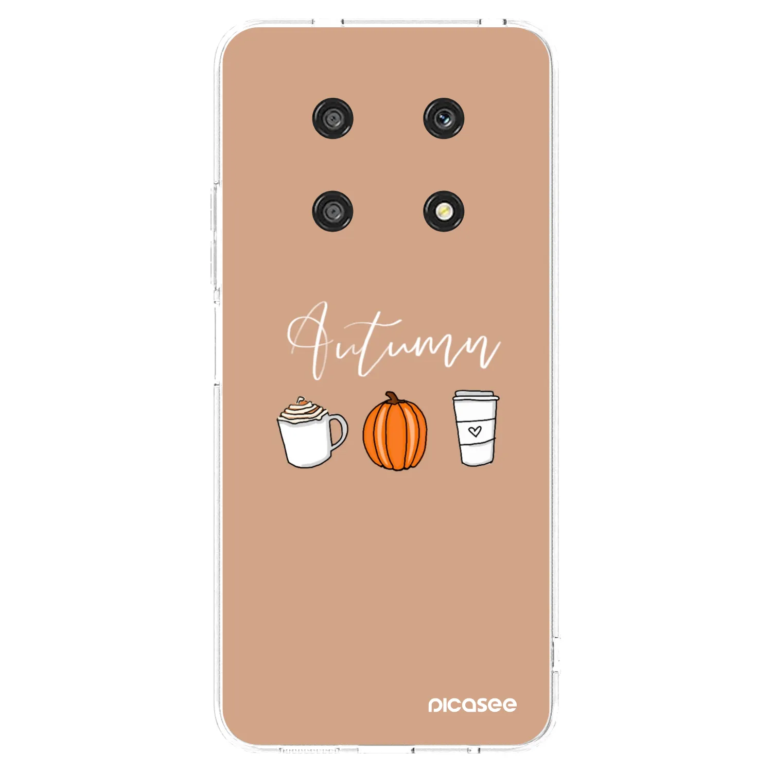 Picasee silikonski prozorni ovitek za Honor Magic4 Lite 5G - Autumn