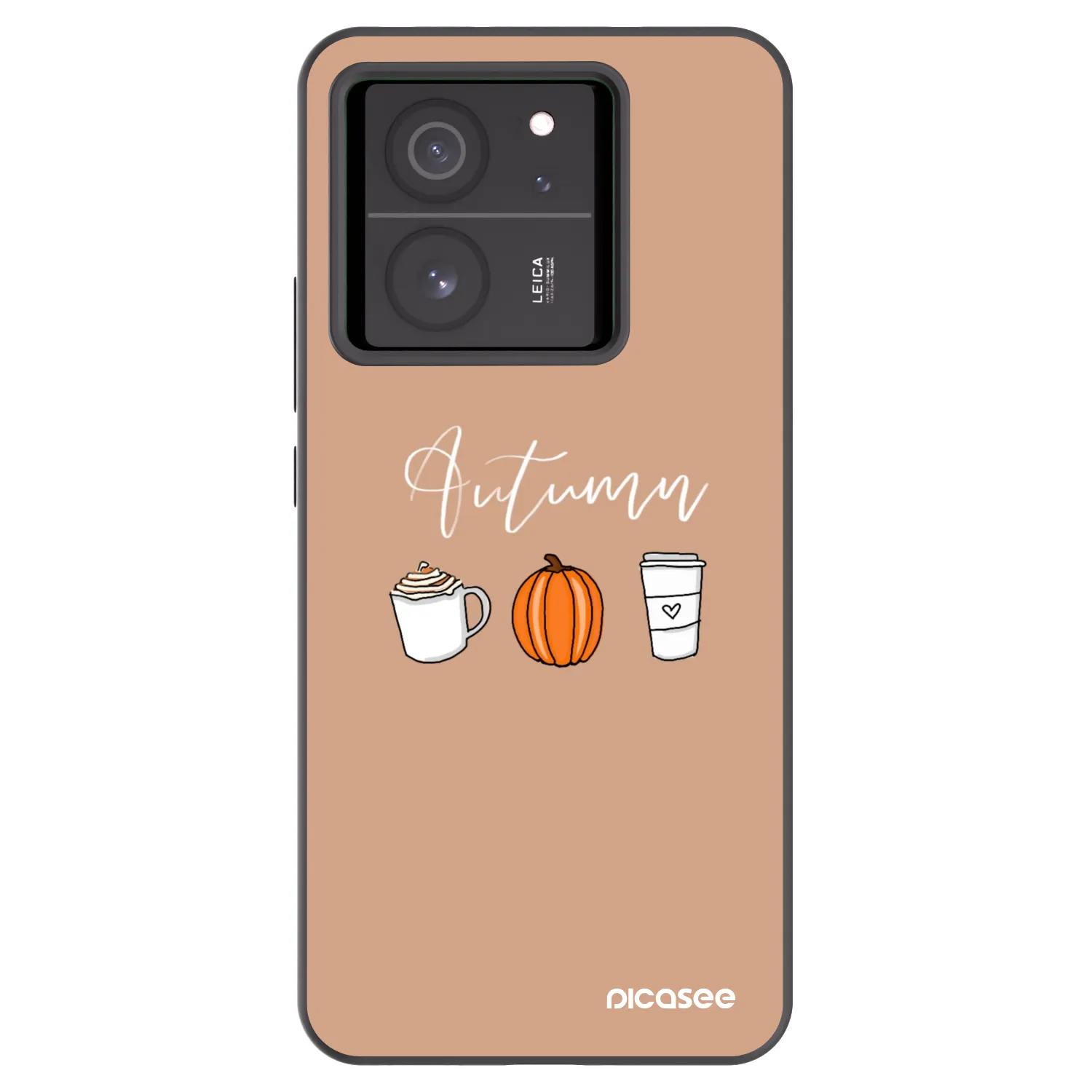 Picasee silikonski črni ovitek za Xiaomi 13T - Autumn