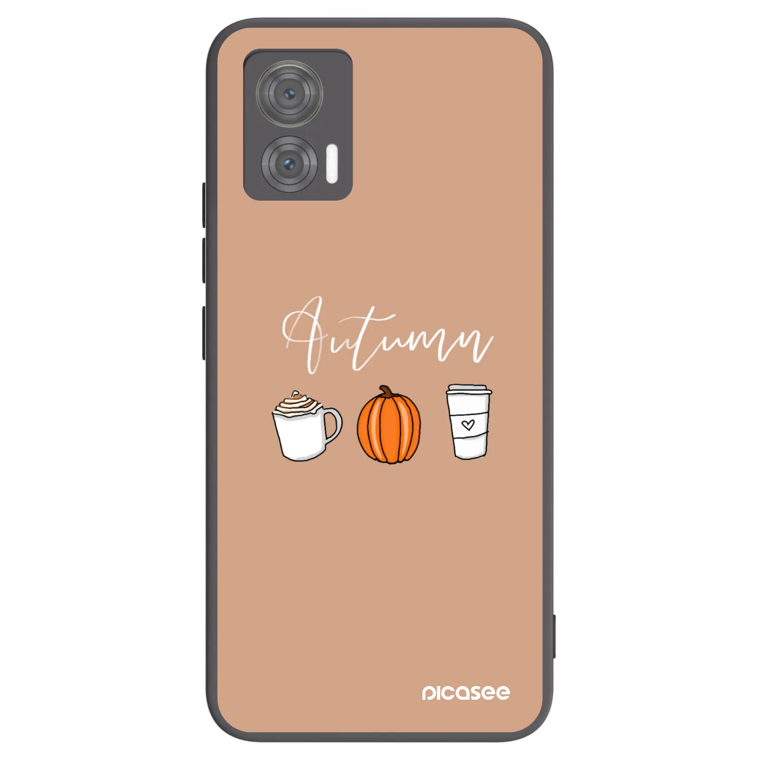 Picasee silikonski črni ovitek za Motorola Edge 30 Neo - Autumn