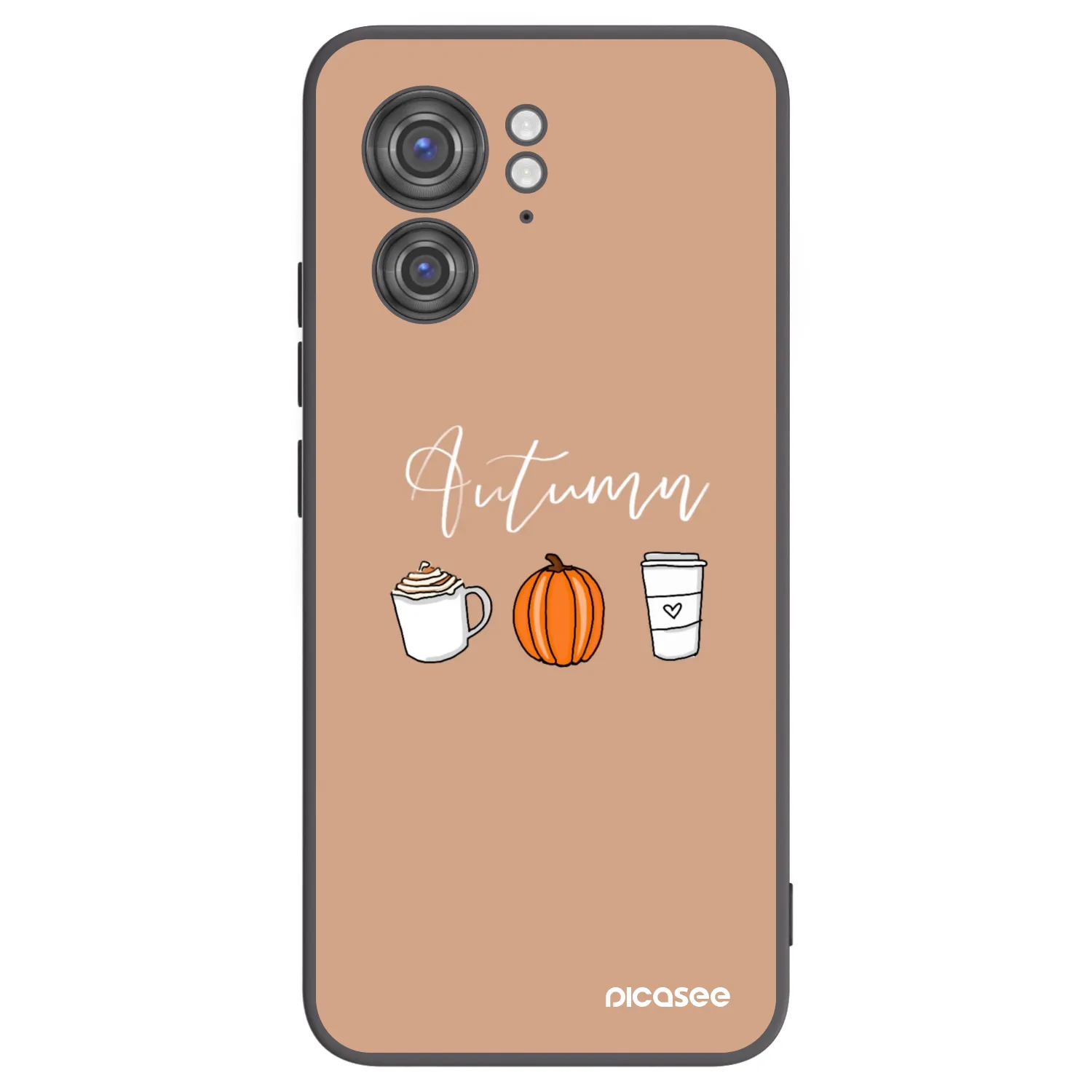 Picasee silikonski črni ovitek za Motorola Edge 40 - Autumn