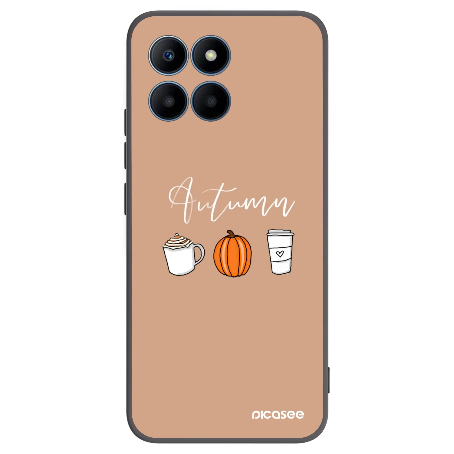 Picasee silikonski črni ovitek za Honor 70 Lite - Autumn