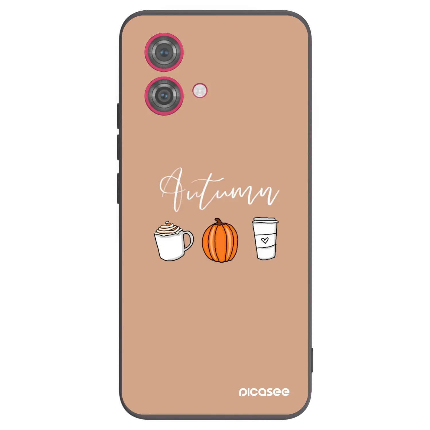 Picasee silikonski črni ovitek za Motorola Moto G84 5G - Autumn
