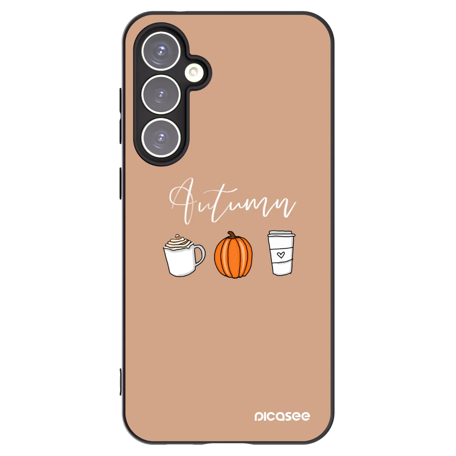 Picasee silikonski črni ovitek za Samsung Galaxy S23 FE S711B - Autumn