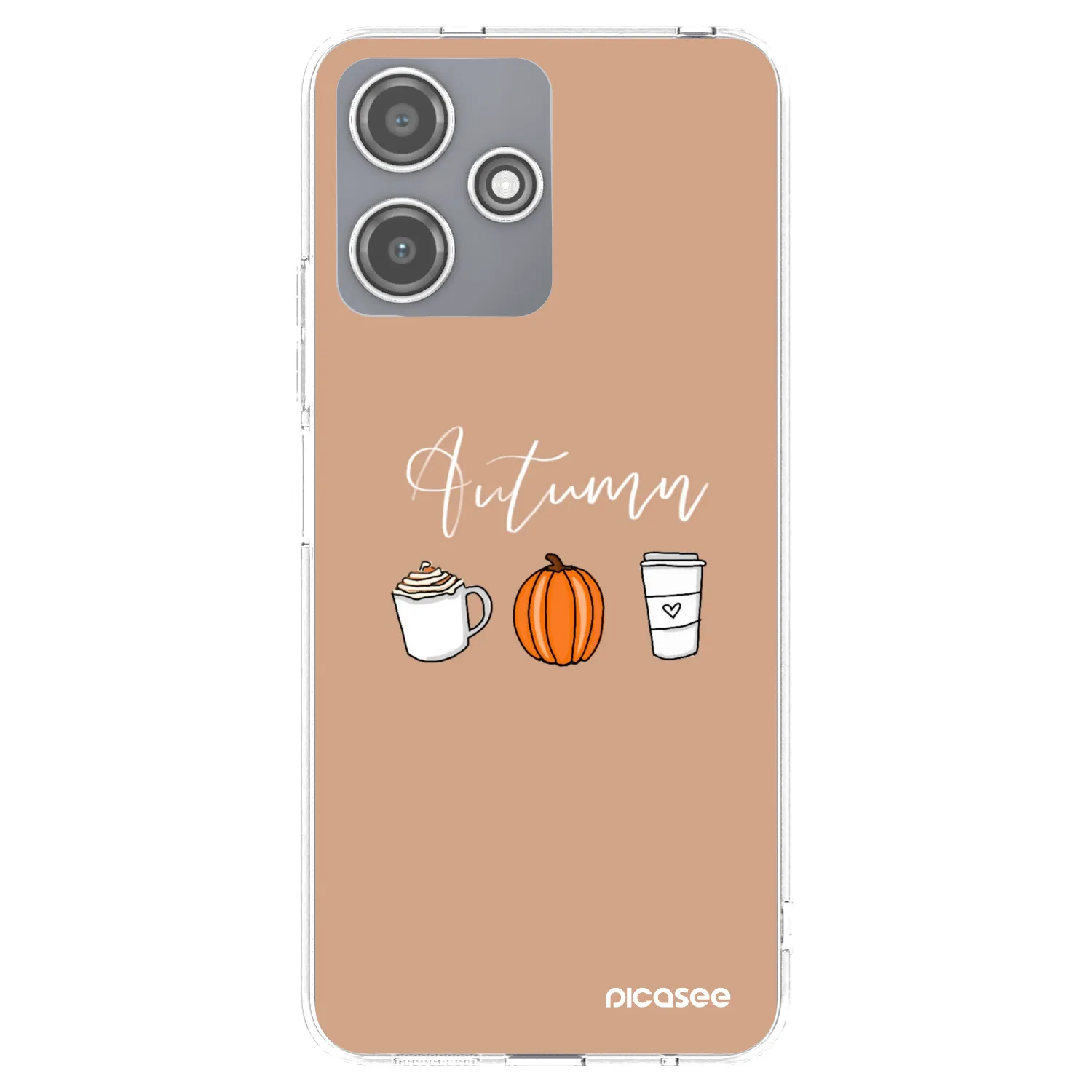 Picasee silikonski prozorni ovitek za Xiaomi Redmi 12 5G - Autumn